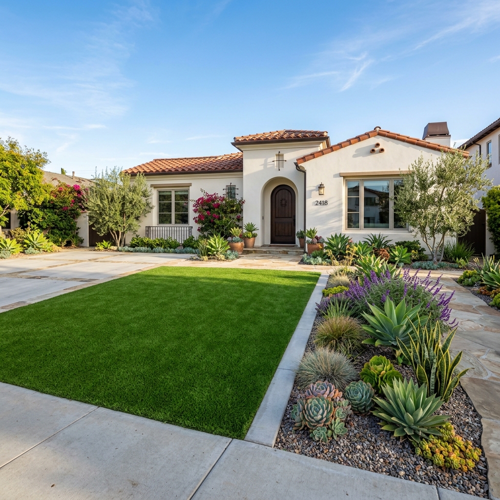 Hardscape San Diego project by Hardscape Flow - professional hardscape installation
