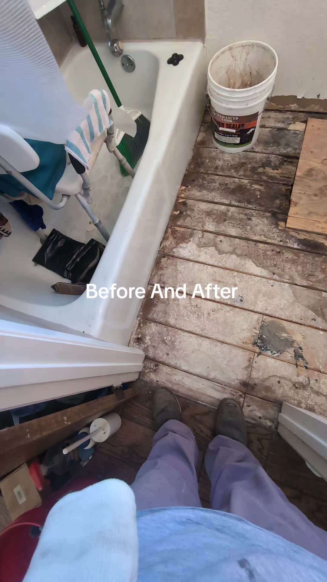 Bathroom Water Damage Repair: Subfloor Replacement & Tub-to-Shower Conversions in San Diego