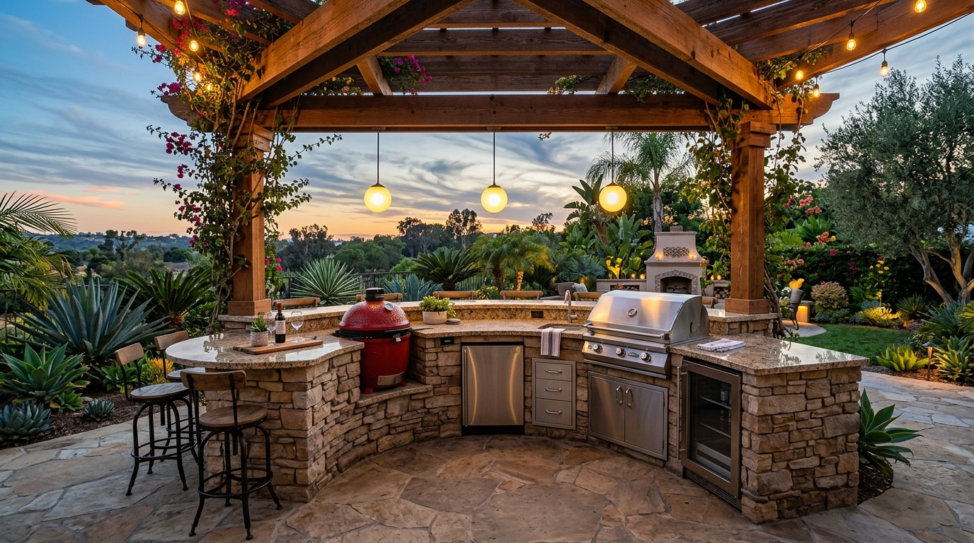 Hardscape Project vinyl plank flooring installed in San Diego home by Hardscape Flow