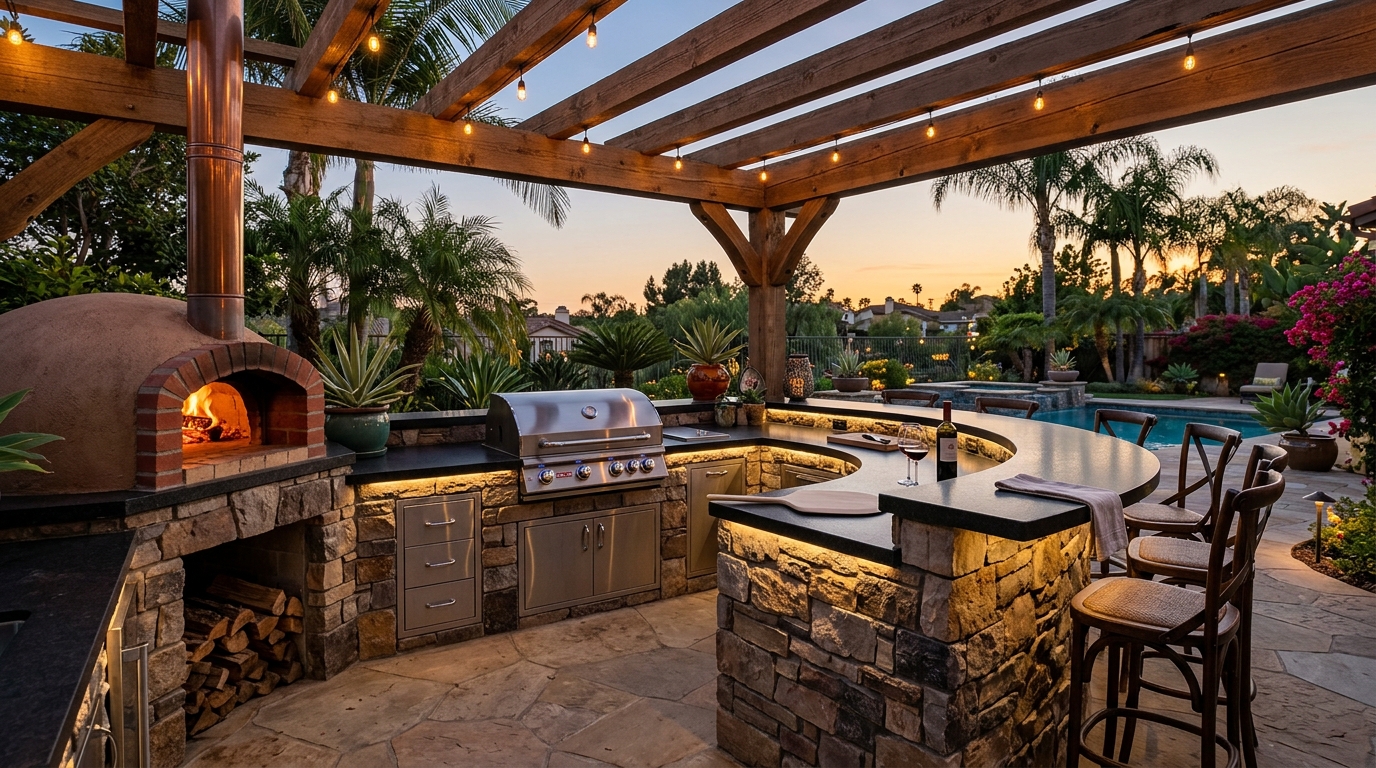 Hardscape Project vinyl plank flooring installed in San Diego home by Hardscape Flow