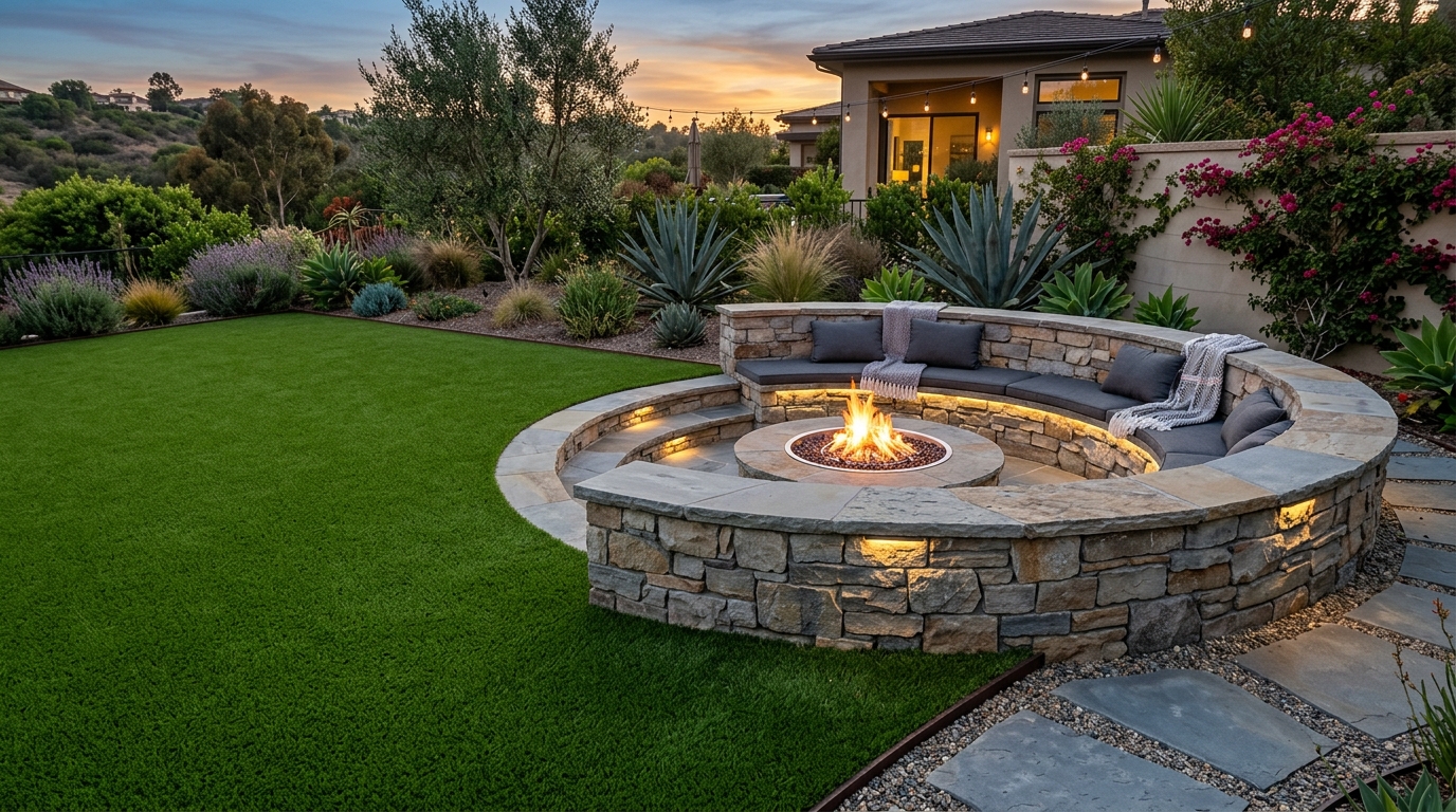 Hardscape Project vinyl plank flooring installed in San Diego home by Hardscape Flow