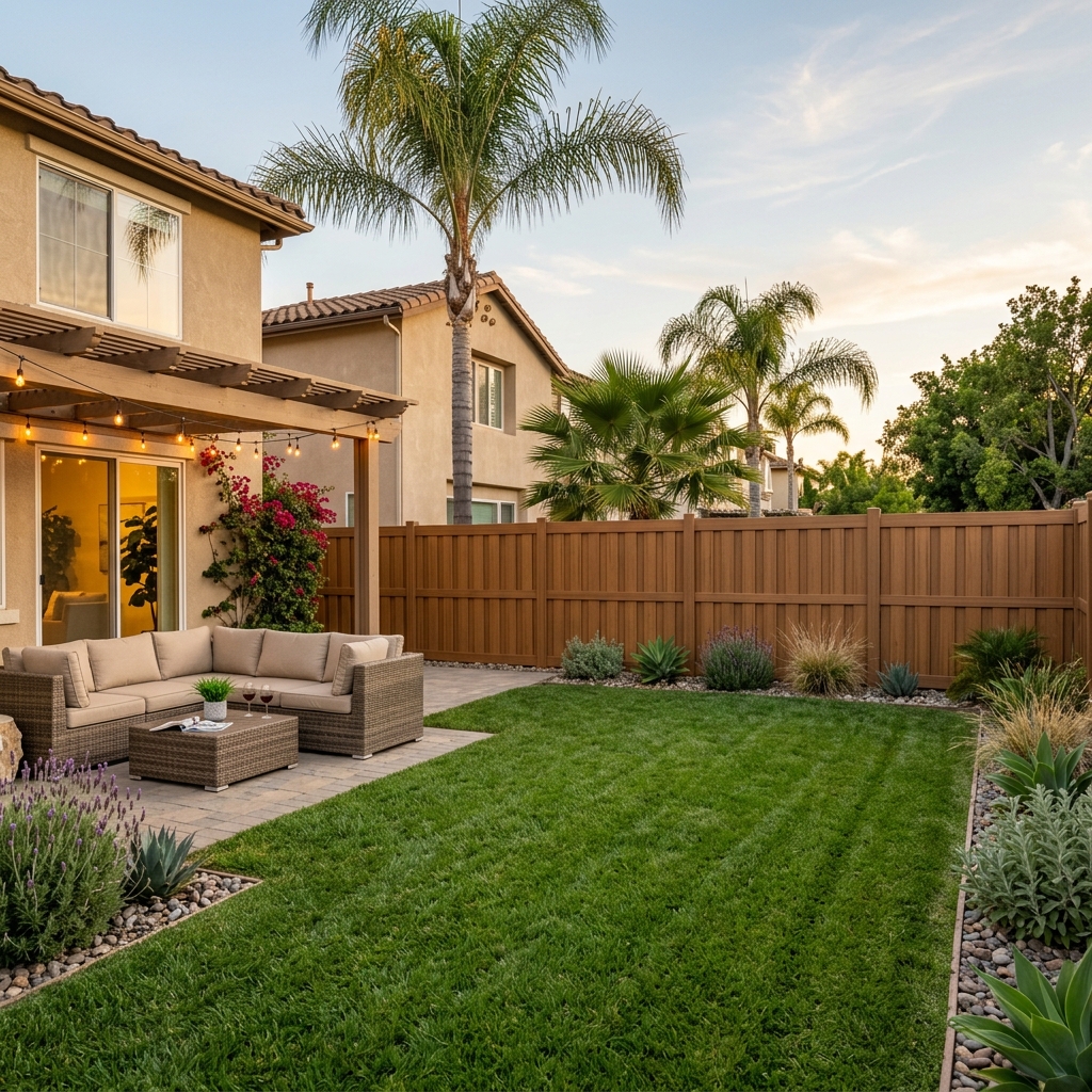 Barrette Coastal Cedar Board on Board — Cedar Brown vinyl plank flooring installed in San Diego home by Hardscape Flow