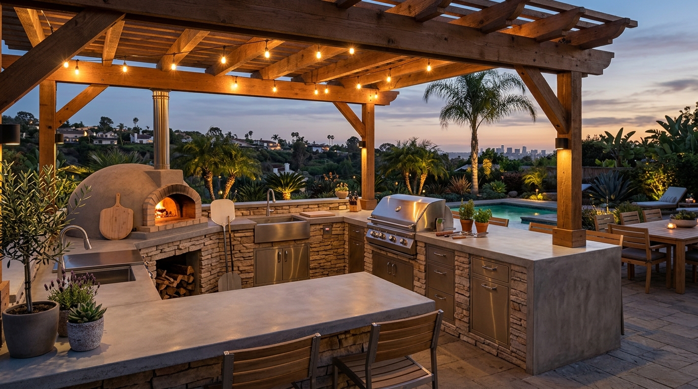 Hardscape Project vinyl plank flooring installed in San Diego home by Hardscape Flow