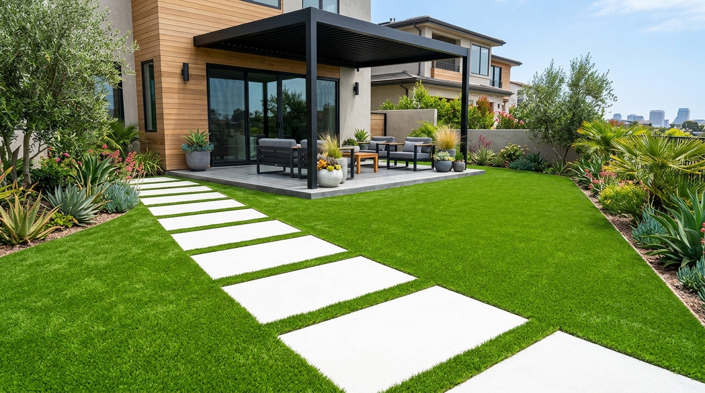Hardscape Project vinyl plank flooring installed in San Diego home by Hardscape Flow