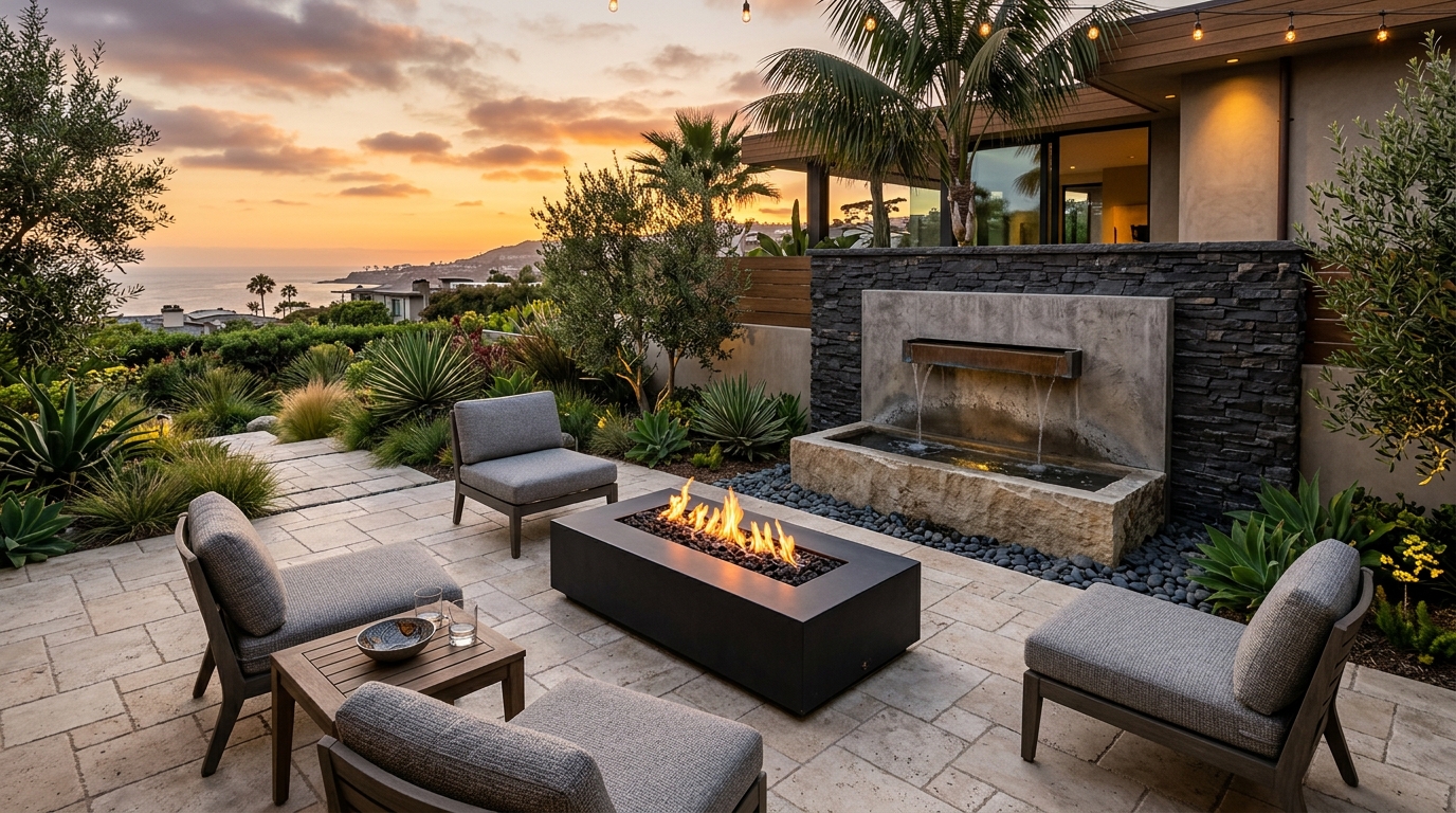 Hardscape Project vinyl plank flooring installed in San Diego home by Hardscape Flow