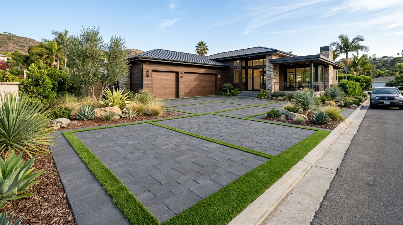 Hardscape Project vinyl plank flooring installed in San Diego home by Hardscape Flow