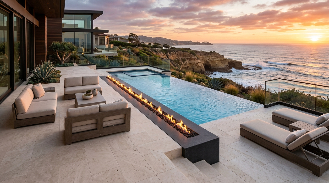Hardscape Project vinyl plank flooring installed in San Diego home by Hardscape Flow