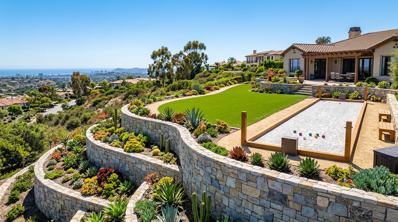 Hardscape Project vinyl plank flooring installed in San Diego home by Hardscape Flow
