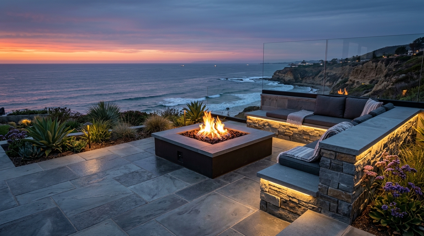 Hardscape Project vinyl plank flooring installed in San Diego home by Hardscape Flow