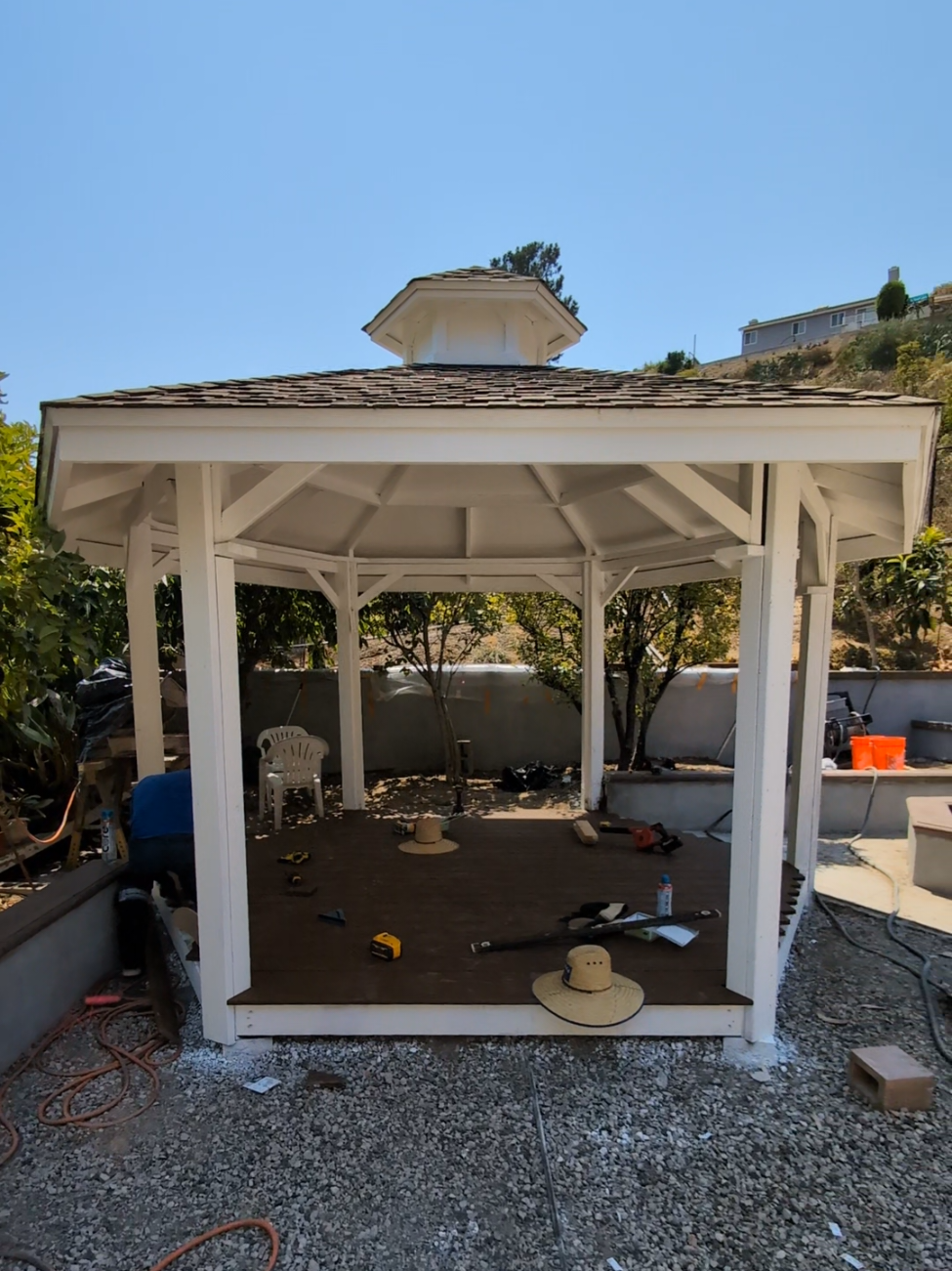 Custom Octagonal Gazebo with Cupola Roof & Composite Deck in Lakeside, San Diego (2026 Build Guide)