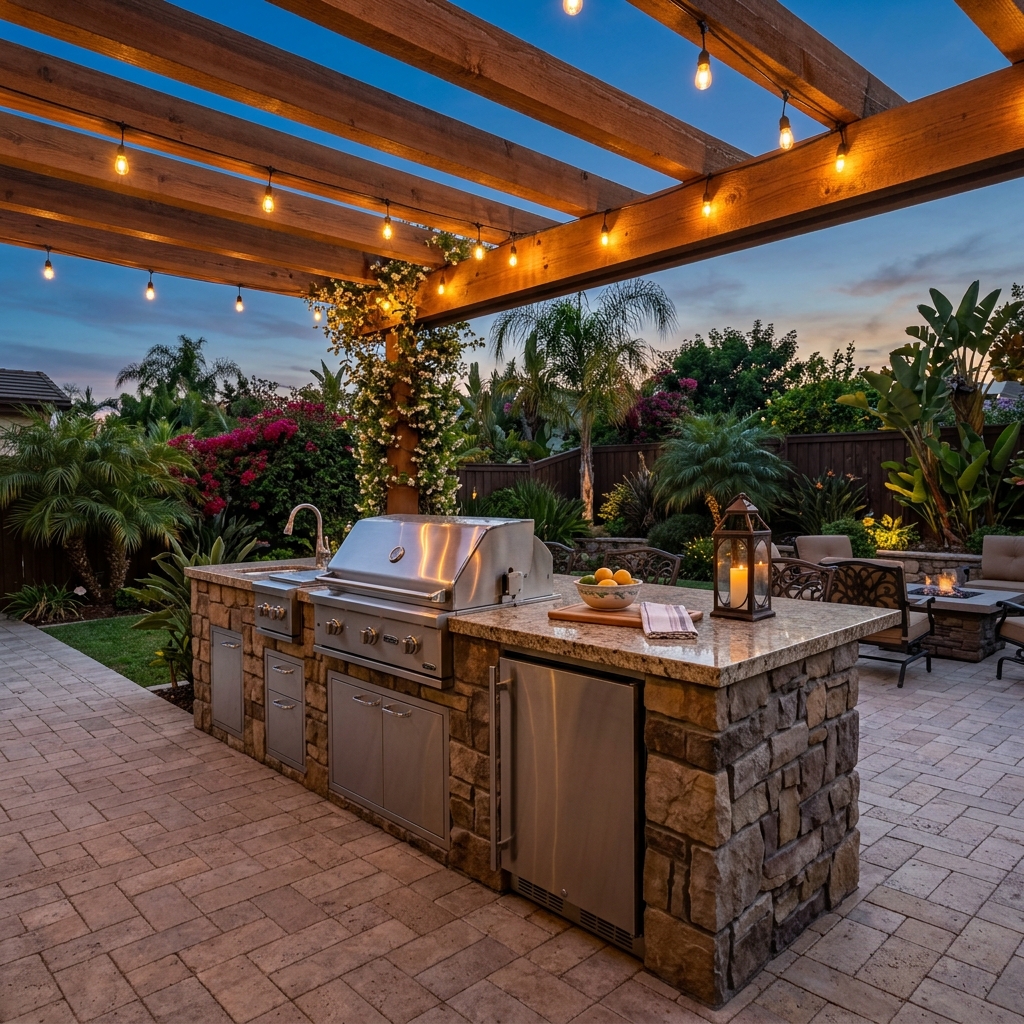 Hardscape Project vinyl plank flooring installed in San Diego home by Hardscape Flow