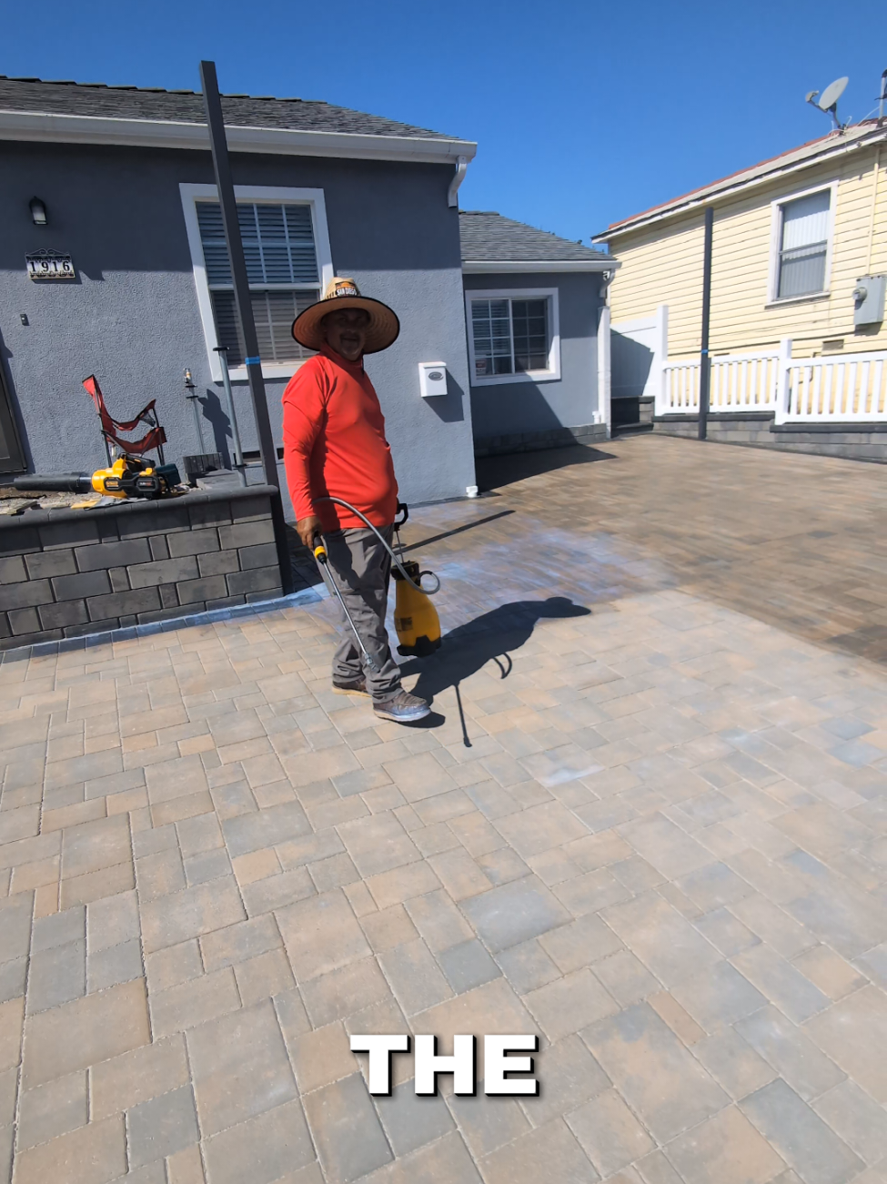 Turnkey Paver Courtyard, Retaining Seat Walls & Sealing in San Diego
