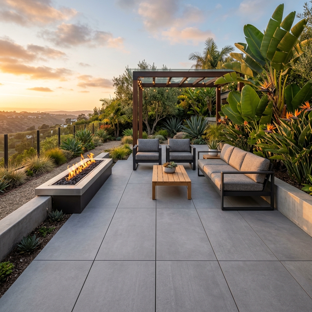 Hardscape Project vinyl plank flooring installed in San Diego home by Hardscape Flow