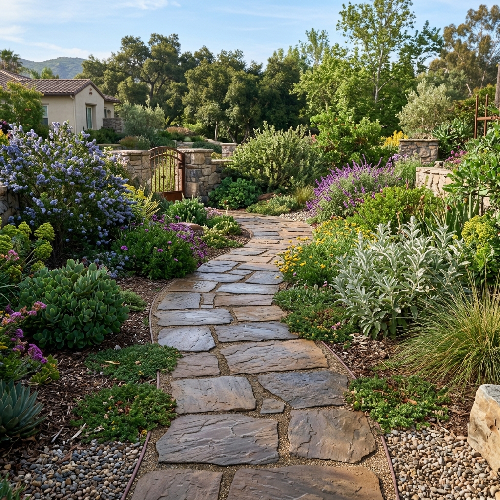 Belgard Avalon Slate — Victorian Blend vinyl plank flooring installed in San Diego home by Hardscape Flow
