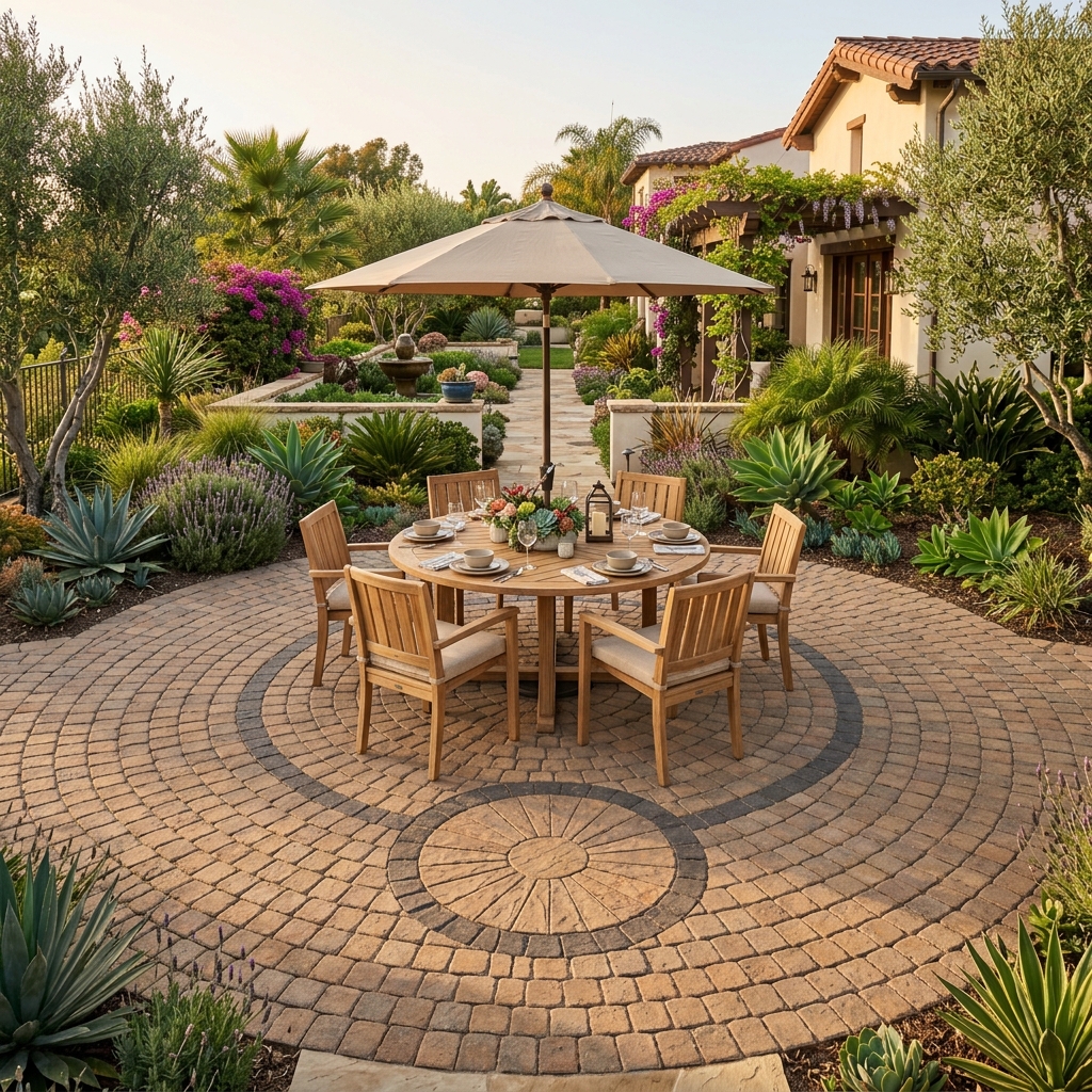 Belgard Belgian Cobble — Rio Blend vinyl plank flooring installed in San Diego home by Hardscape Flow