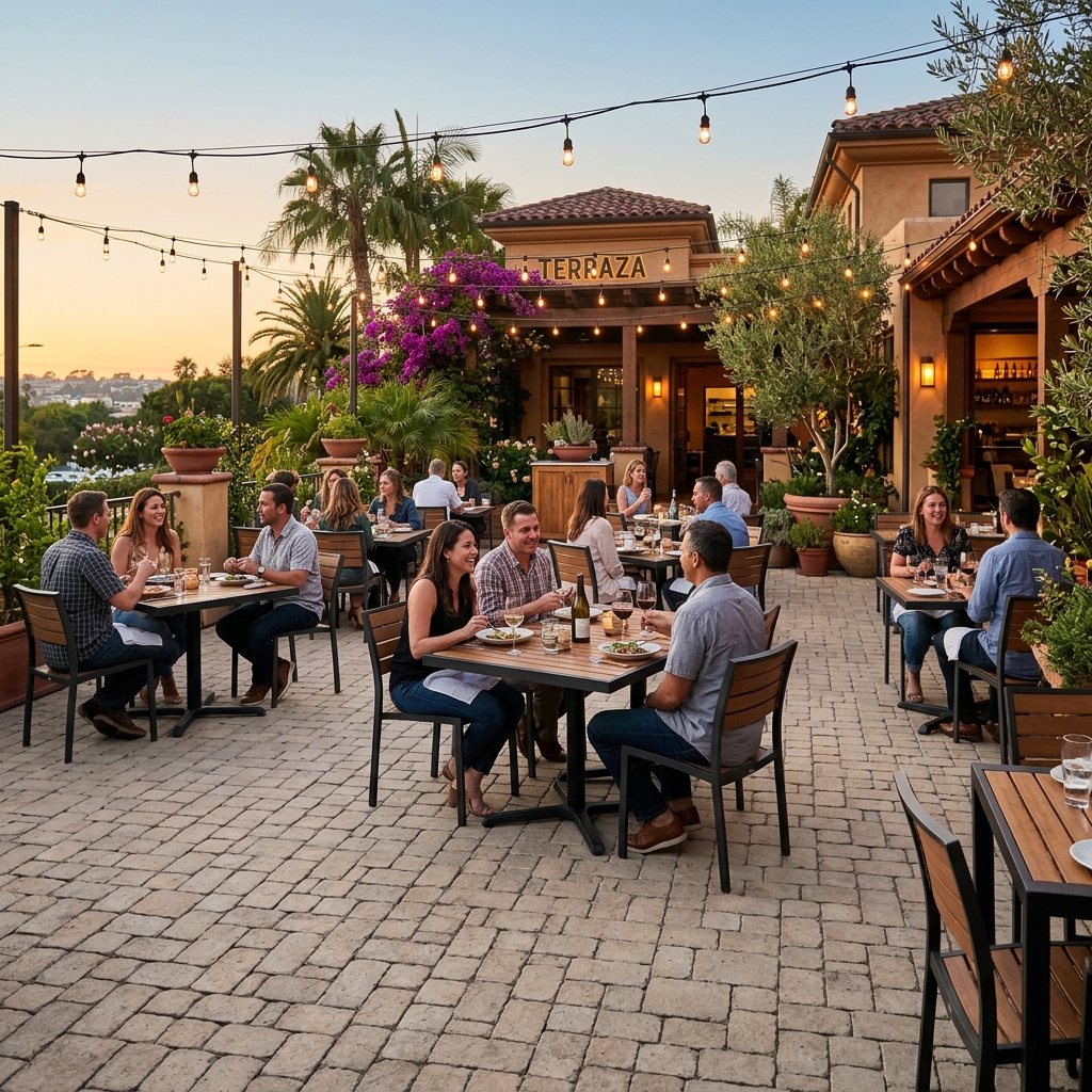 Belgard Cambridge Cobble — Limestone vinyl plank flooring installed in San Diego home by Hardscape Flow