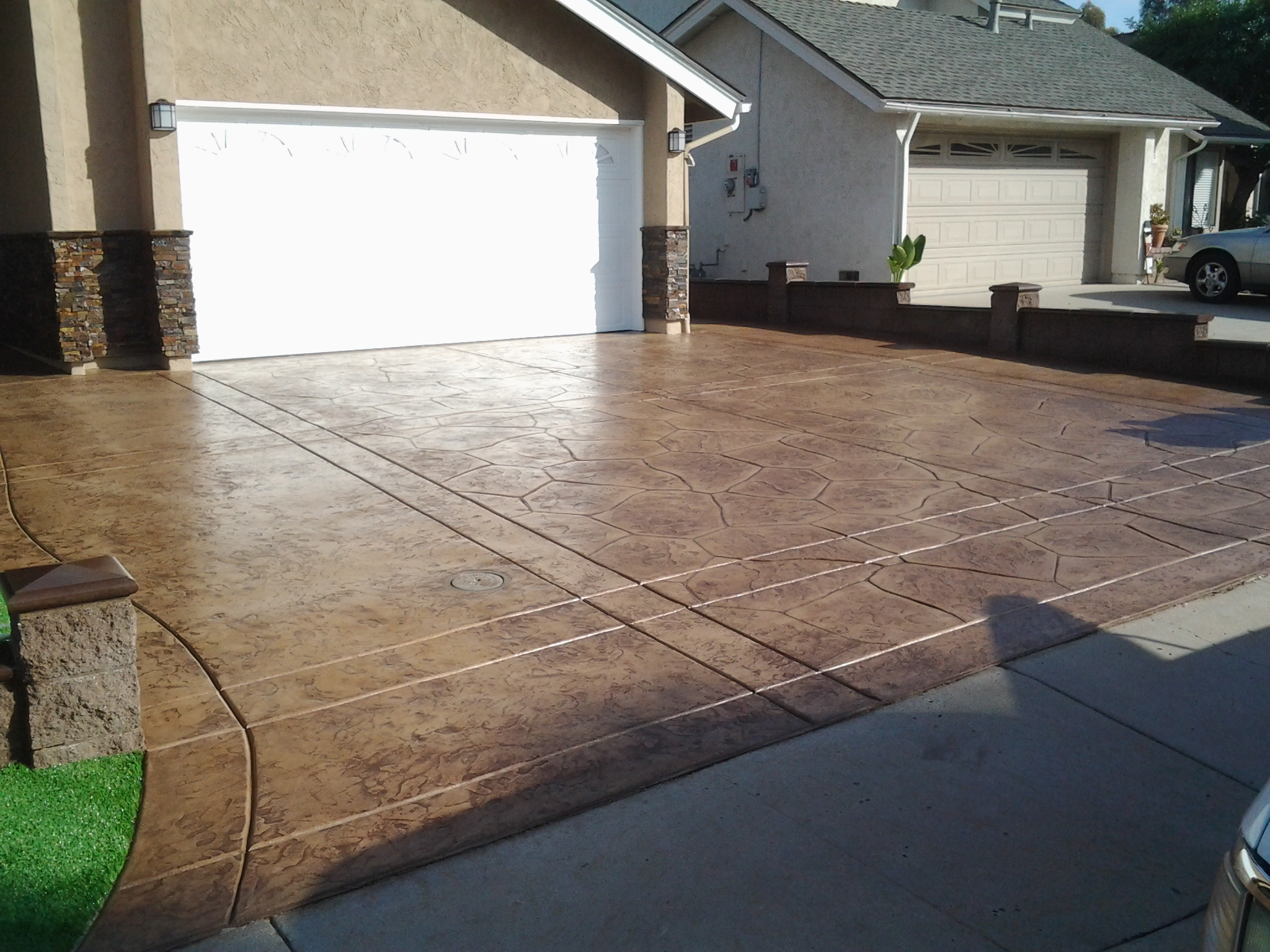 Paver Driveway — San Diego Project vinyl plank flooring installed in San Diego home by Hardscape Flow