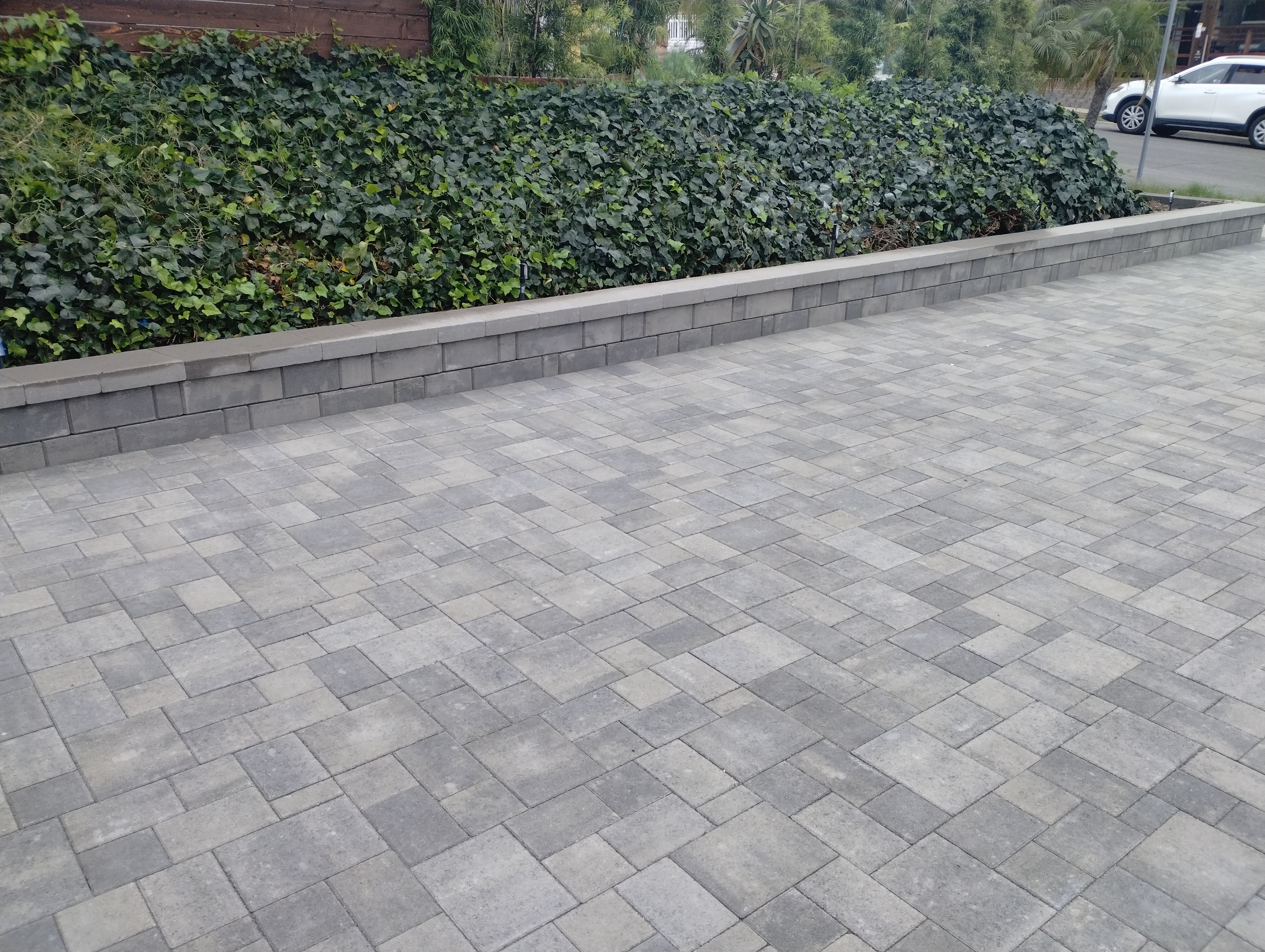 Paver Driveway — San Diego Project vinyl plank flooring installed in San Diego home by Hardscape Flow