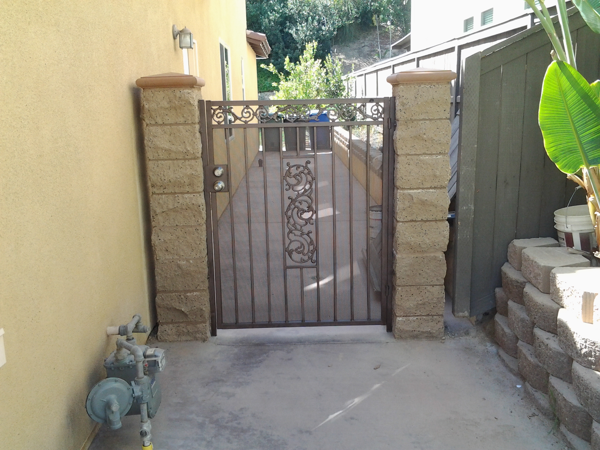 Fence Installation — San Diego Project vinyl plank flooring installed in San Diego home by Hardscape Flow