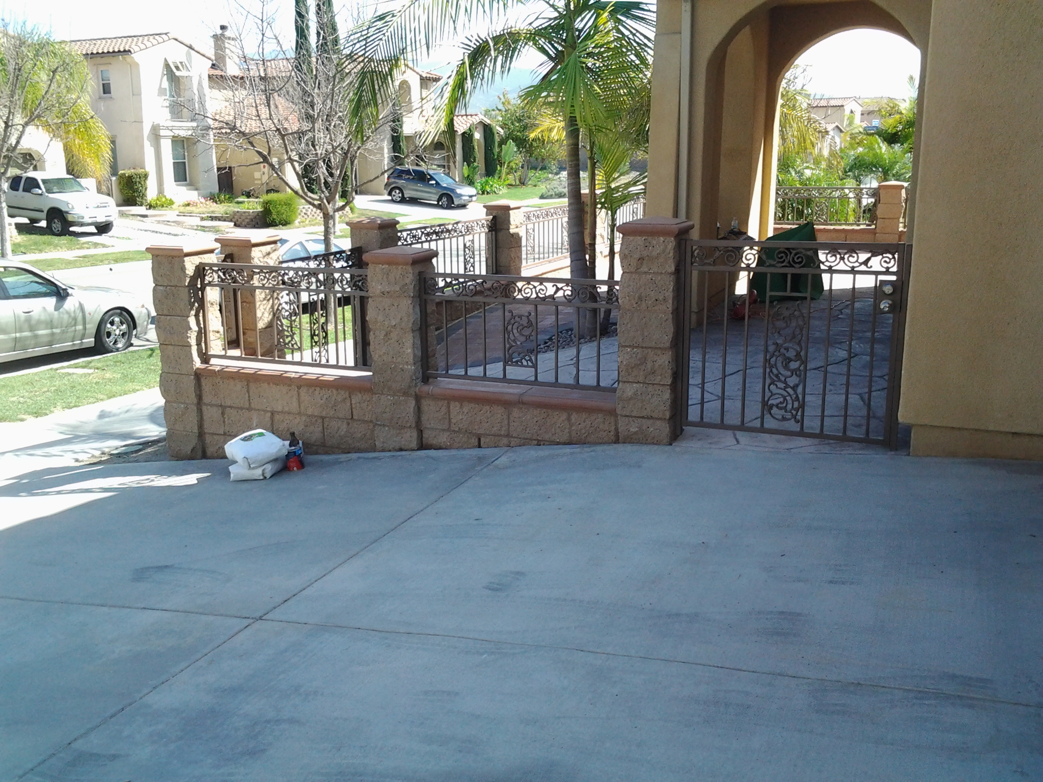 Fence Installation — San Diego Project vinyl plank flooring installed in San Diego home by Hardscape Flow