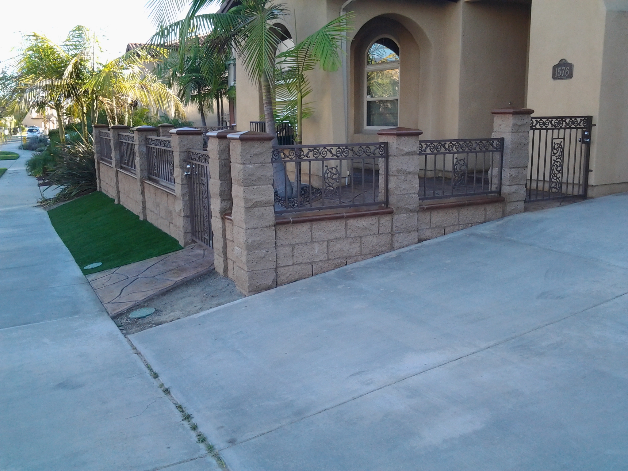 Fence Installation — San Diego Project vinyl plank flooring installed in San Diego home by Hardscape Flow