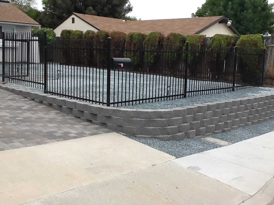 Fence Installation — San Diego Project vinyl plank flooring installed in San Diego home by Hardscape Flow
