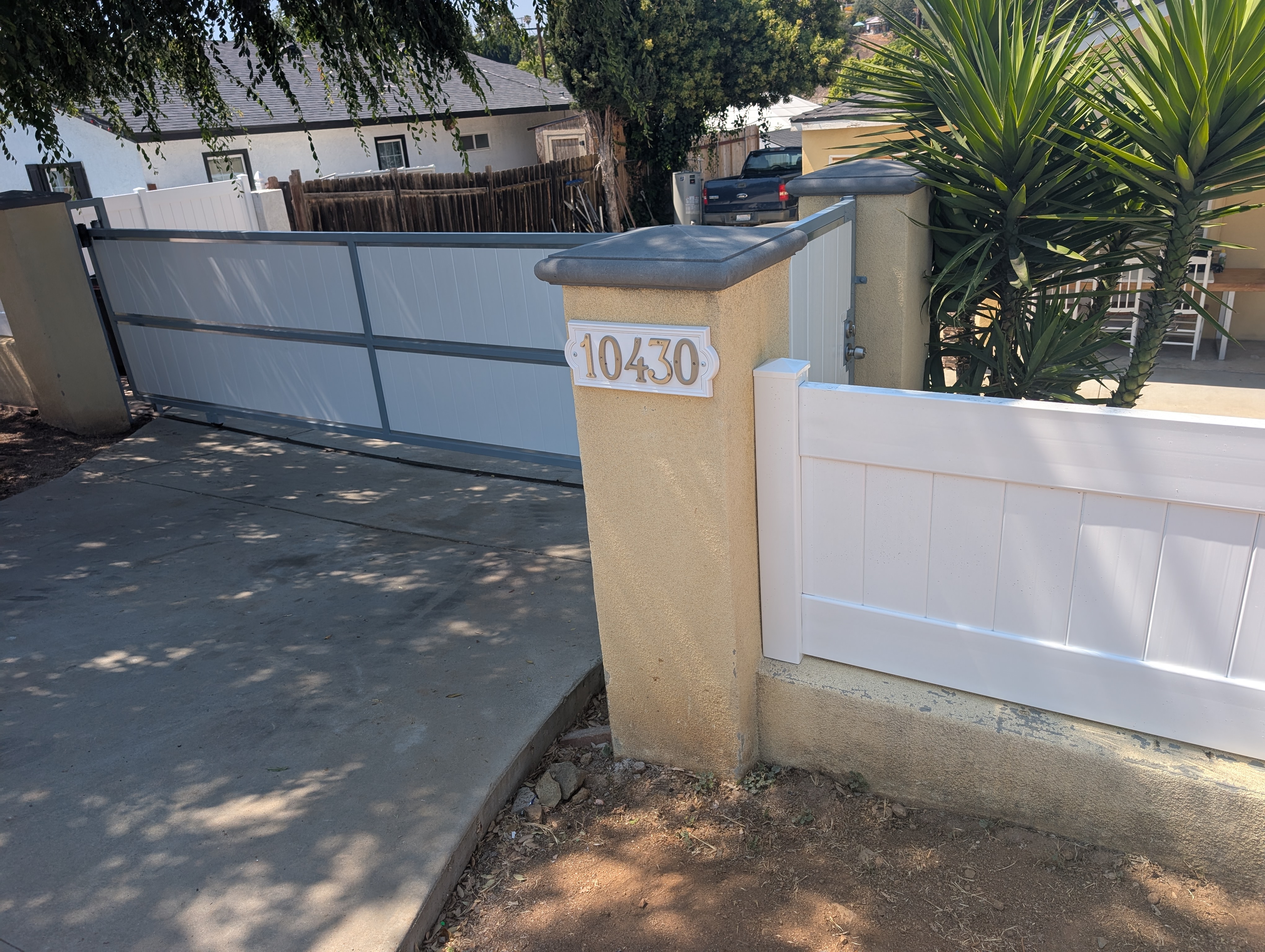 Fence Installation — San Diego Project vinyl plank flooring installed in San Diego home by Hardscape Flow