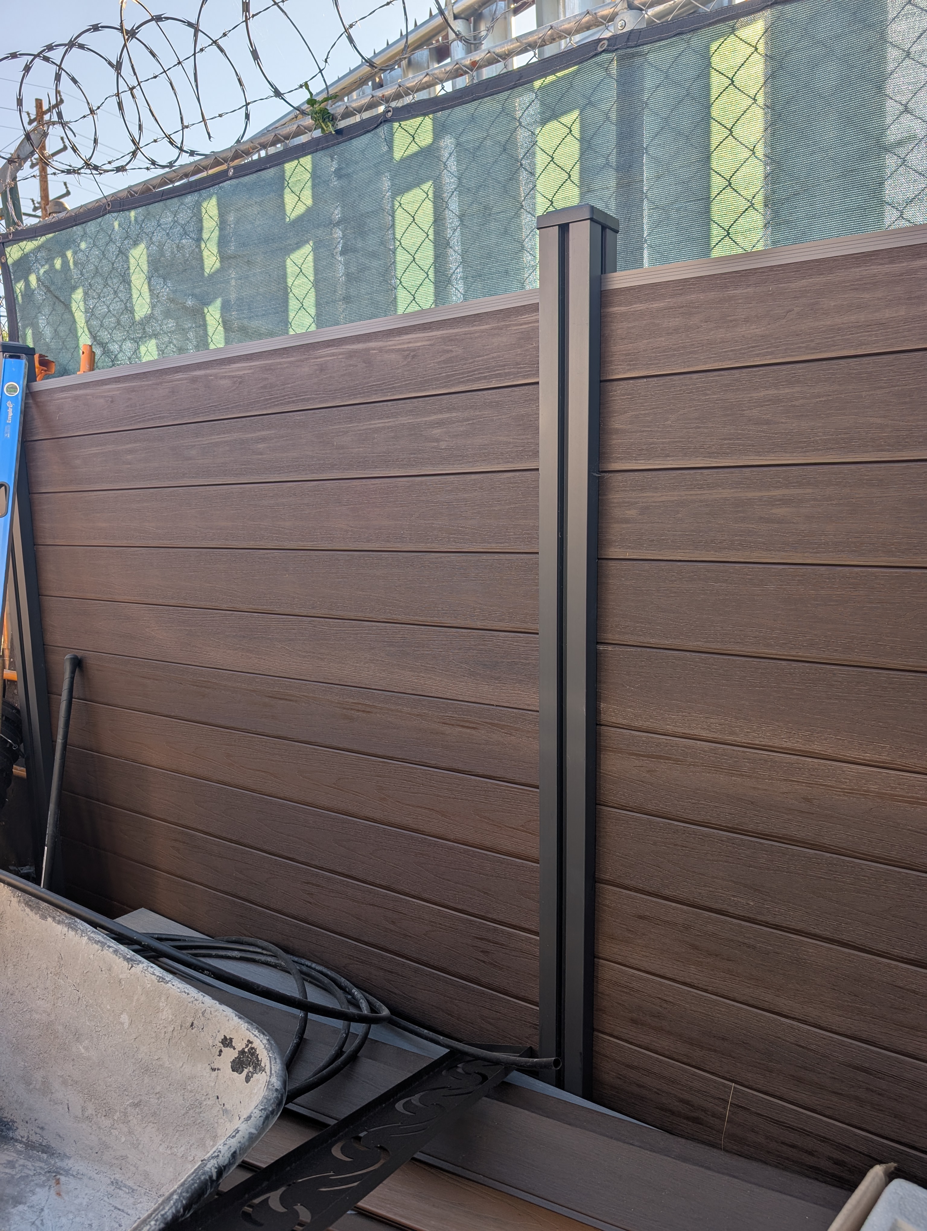 Fence Installation — San Diego Project vinyl plank flooring installed in San Diego home by Hardscape Flow