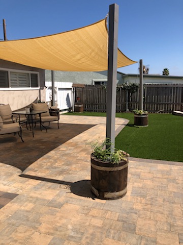 Paver Patio — San Diego Project vinyl plank flooring installed in San Diego home by Hardscape Flow