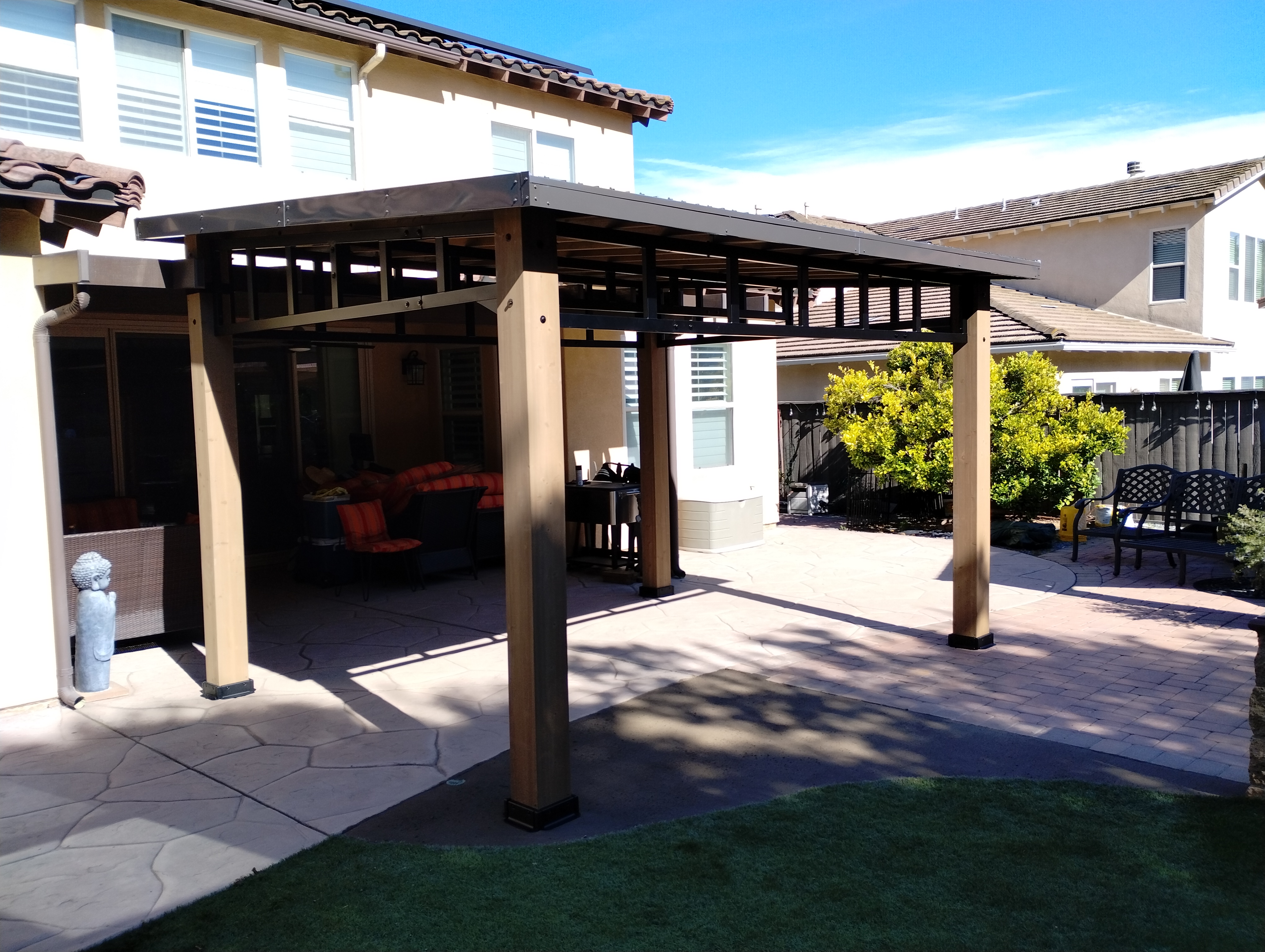 Paver Patio — San Diego Project vinyl plank flooring installed in San Diego home by Hardscape Flow
