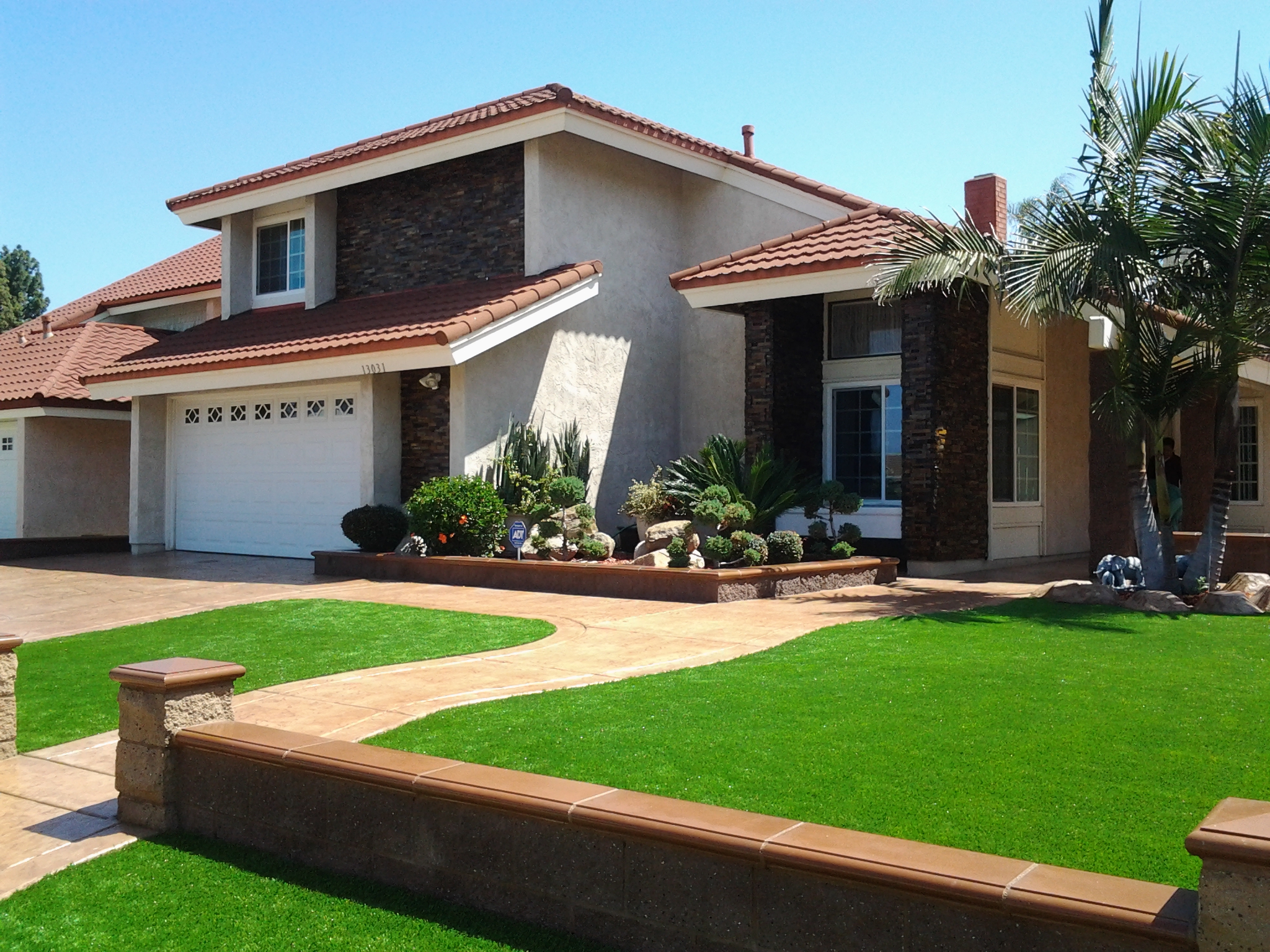Artificial Turf Installation — San Diego Project vinyl plank flooring installed in San Diego home by Hardscape Flow
