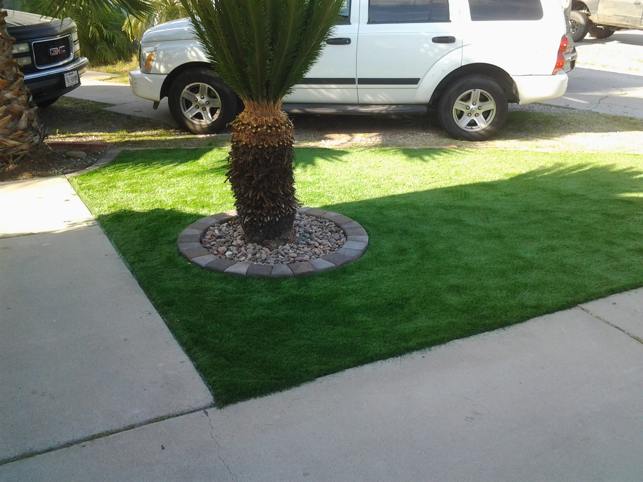 Artificial Turf Installation — San Diego Project vinyl plank flooring installed in San Diego home by Hardscape Flow