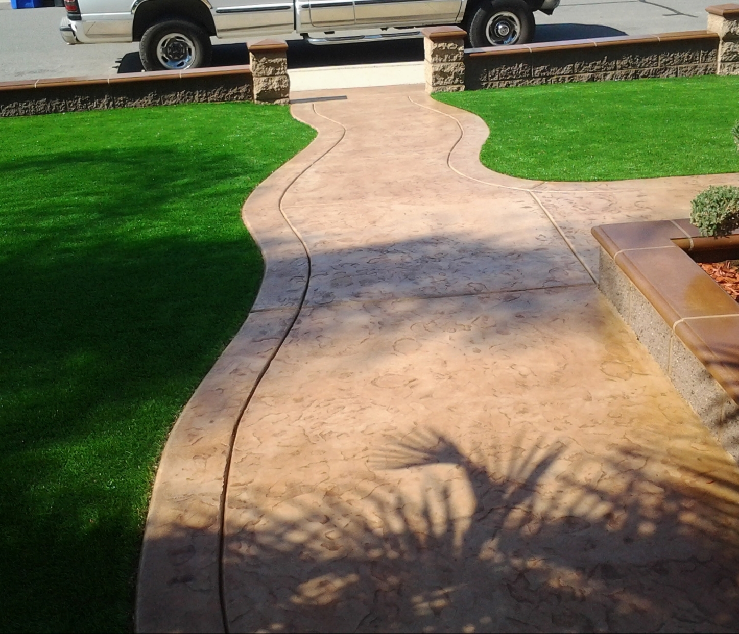 Artificial Turf Installation — San Diego Project vinyl plank flooring installed in San Diego home by Hardscape Flow