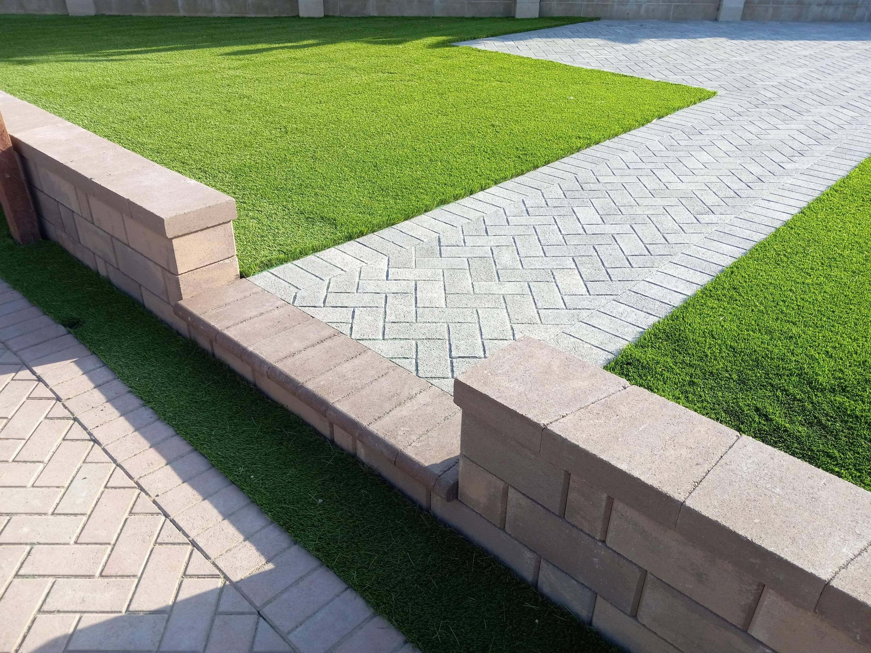 Artificial Turf Installation — San Diego Project vinyl plank flooring installed in San Diego home by Hardscape Flow