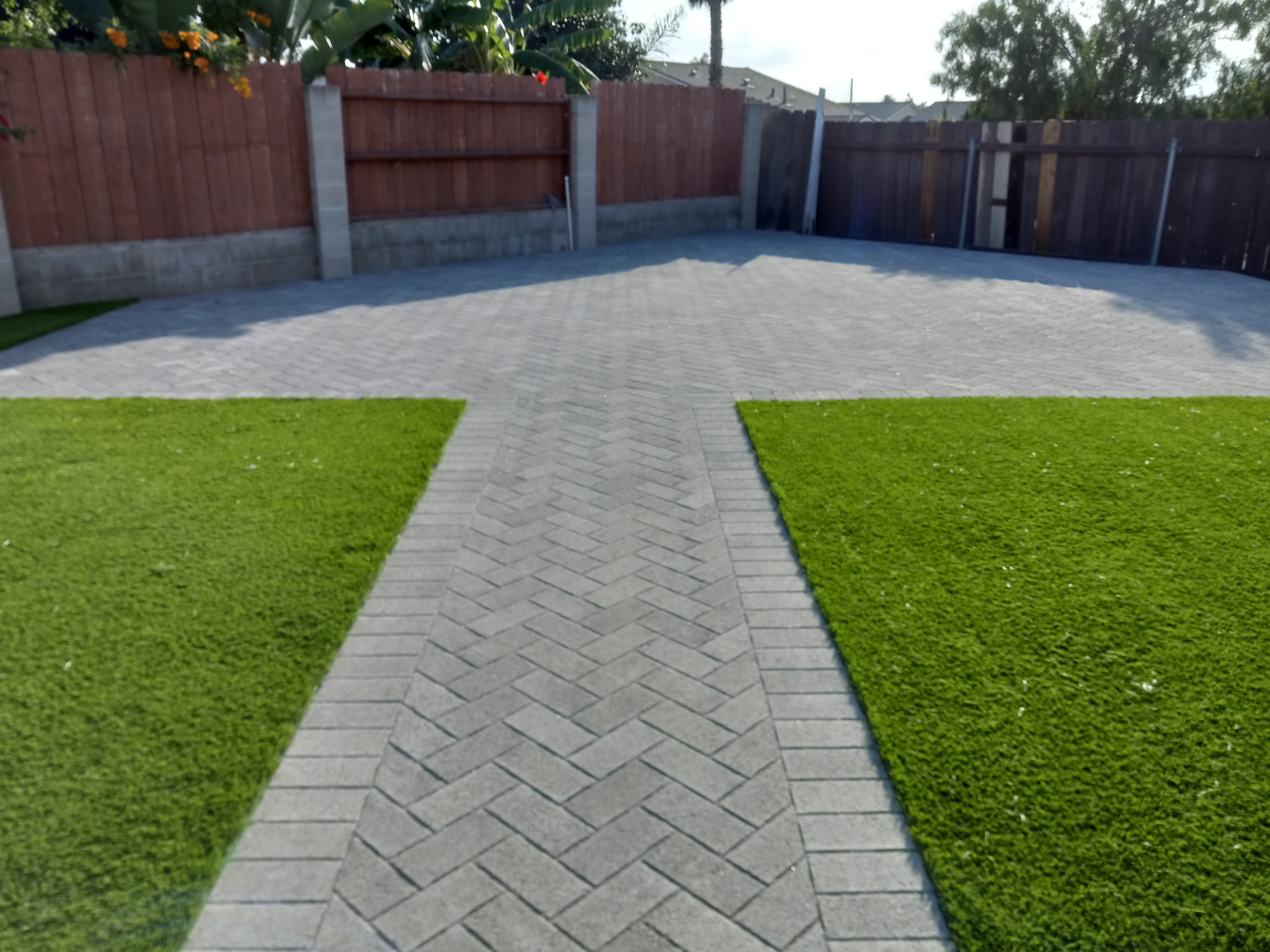 Artificial Turf Installation — San Diego Project vinyl plank flooring installed in San Diego home by Hardscape Flow