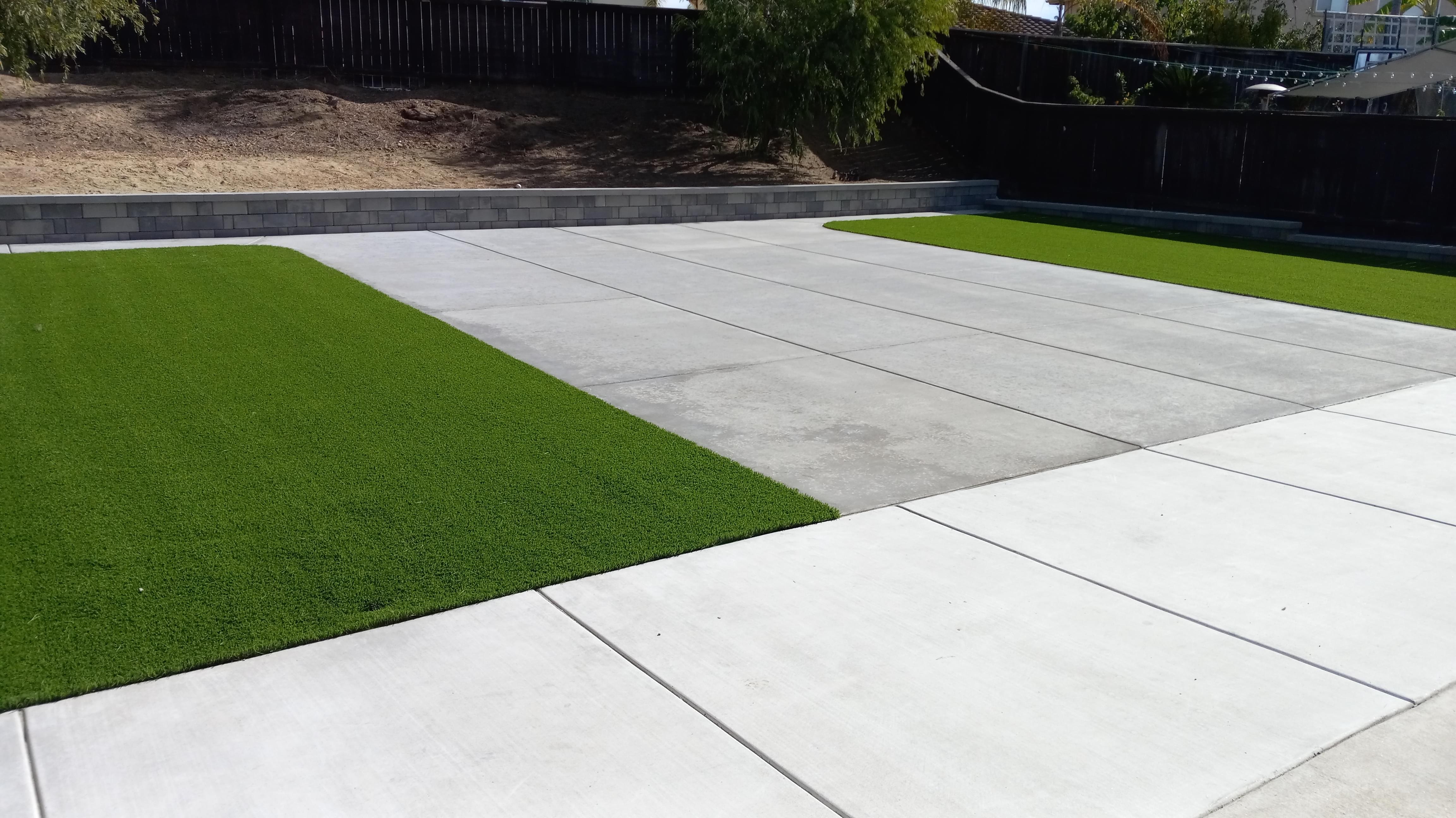 Artificial Turf Installation — San Diego Project vinyl plank flooring installed in San Diego home by Hardscape Flow