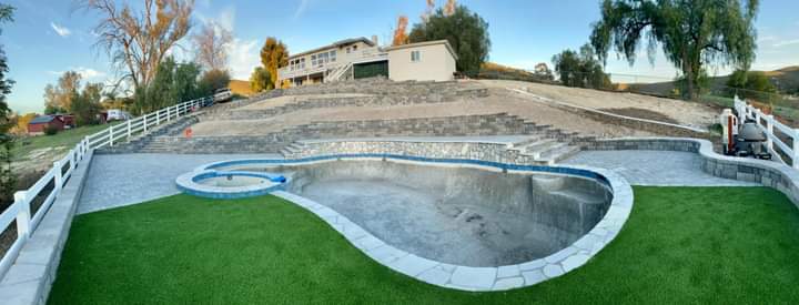 Artificial Turf Installation — San Diego Project vinyl plank flooring installed in San Diego home by Hardscape Flow