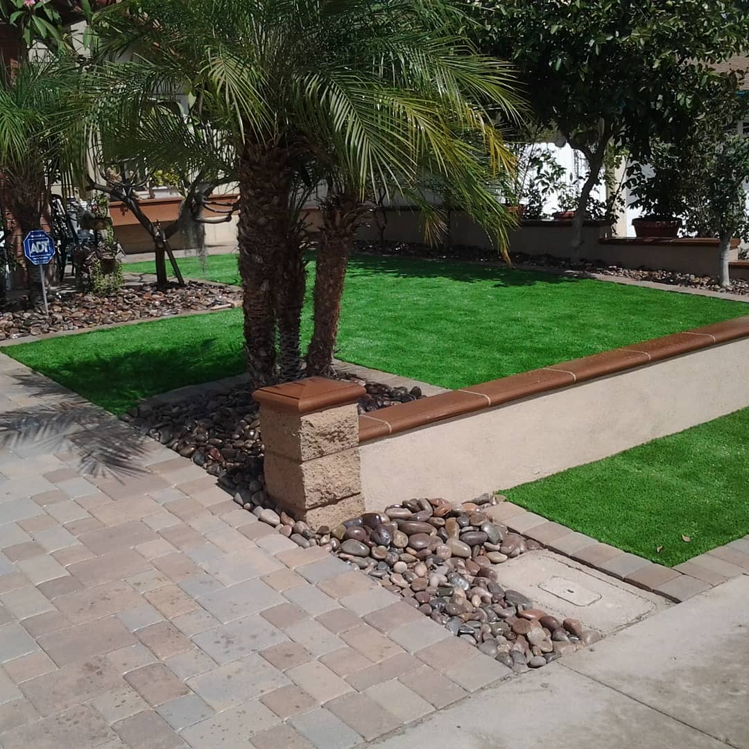 Artificial Turf Installation — San Diego Project vinyl plank flooring installed in San Diego home by Hardscape Flow