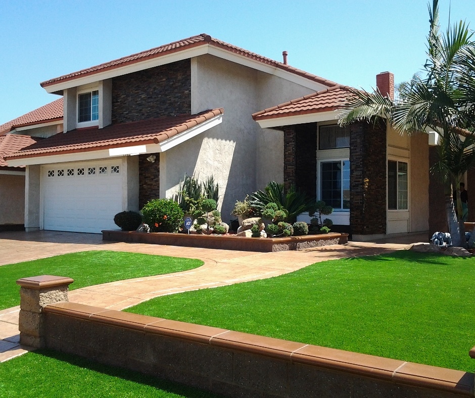 Artificial Turf Installation — San Diego Project vinyl plank flooring installed in San Diego home by Hardscape Flow