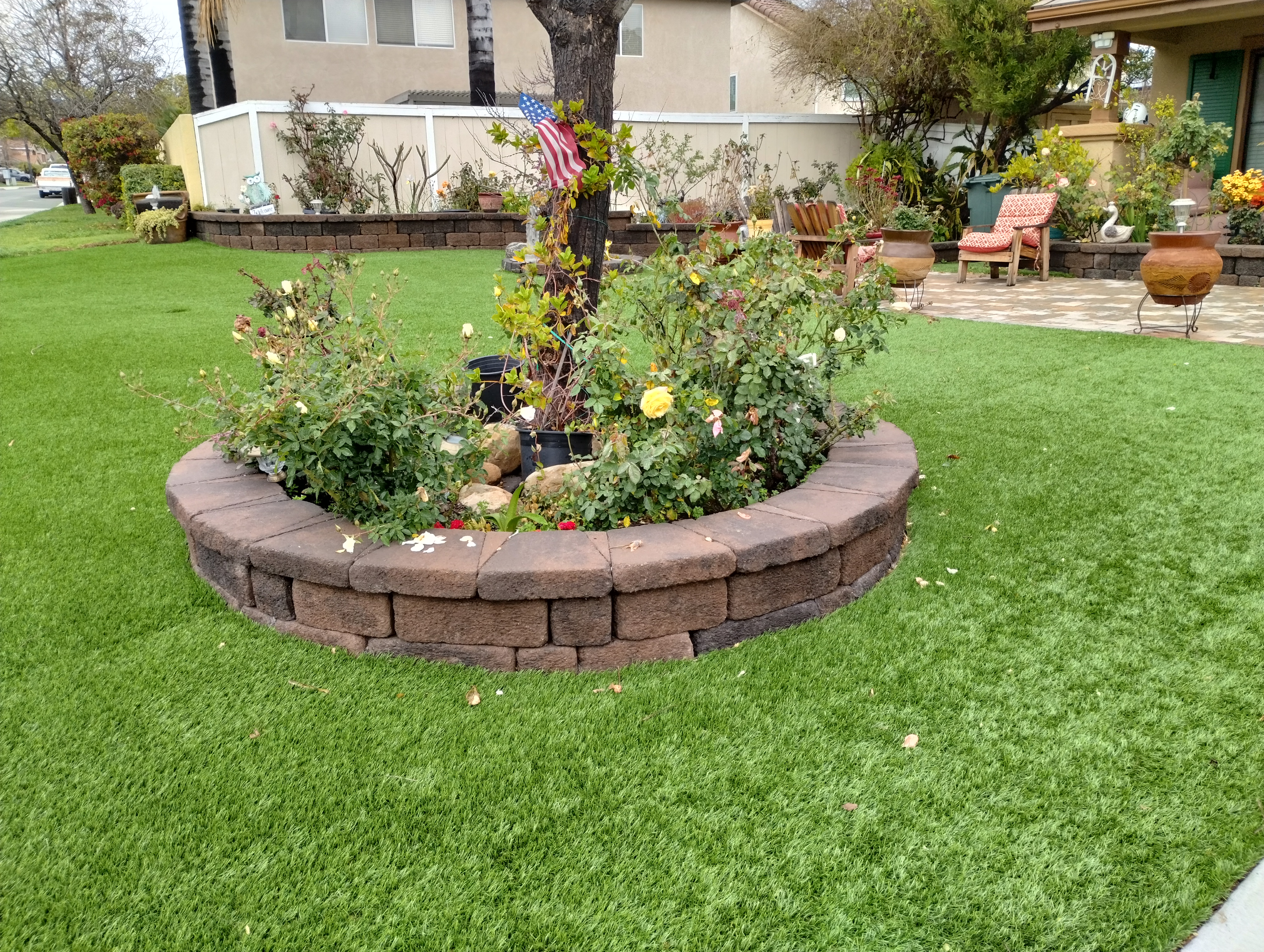 Artificial Turf Installation — San Diego Project vinyl plank flooring installed in San Diego home by Hardscape Flow