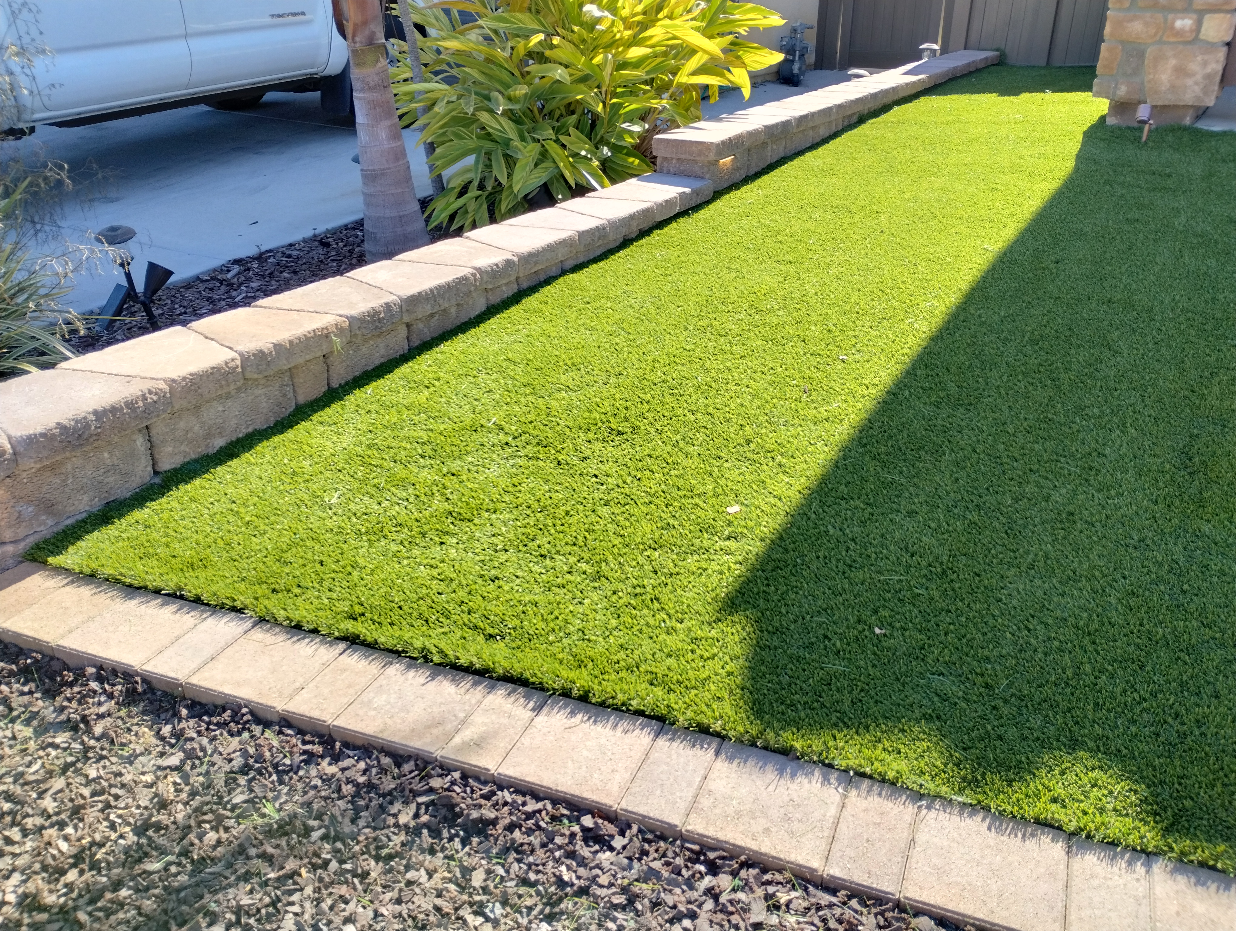 Artificial Turf Installation — San Diego Project vinyl plank flooring installed in San Diego home by Hardscape Flow