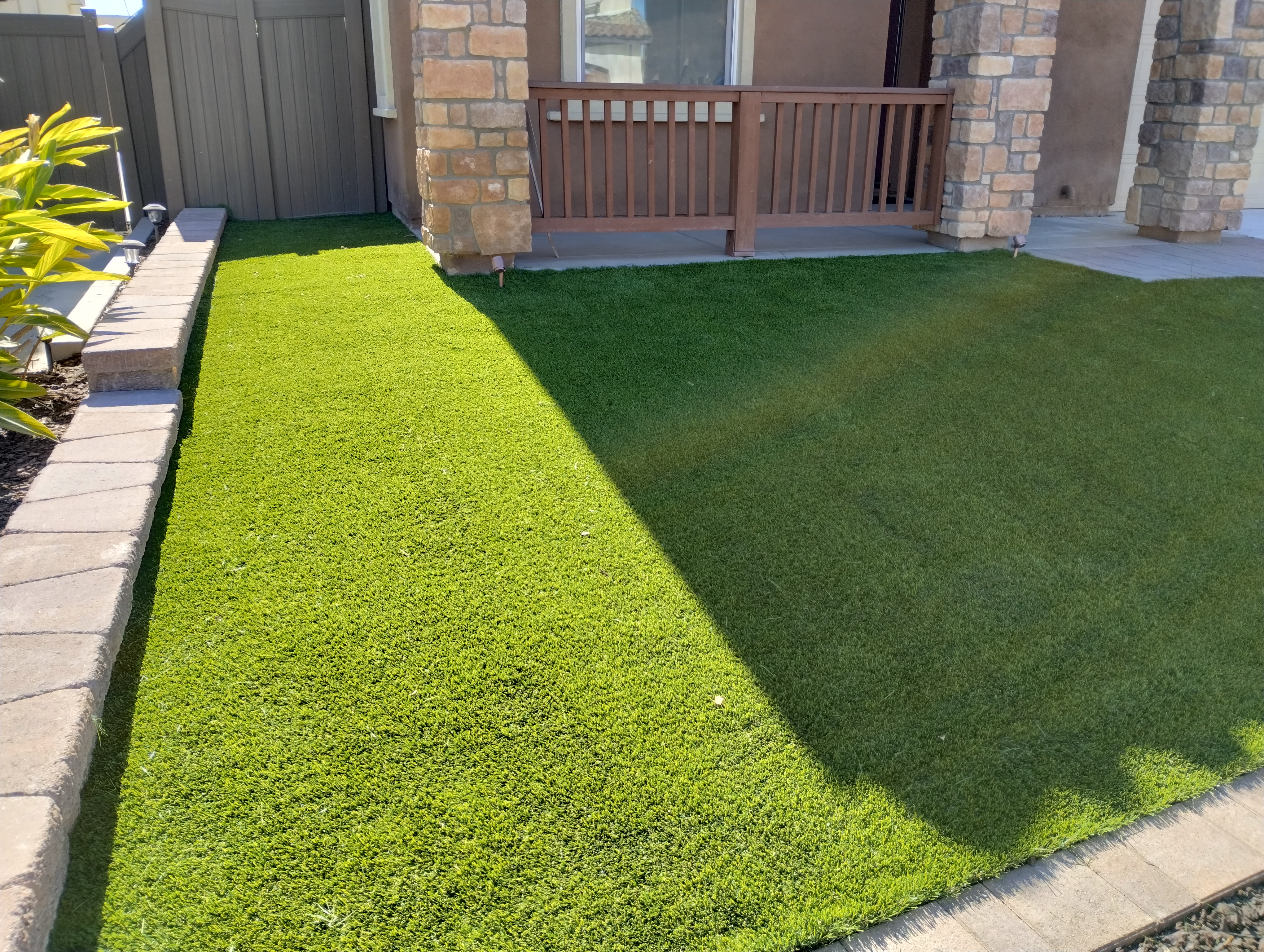 Artificial Turf Installation — San Diego Project vinyl plank flooring installed in San Diego home by Hardscape Flow