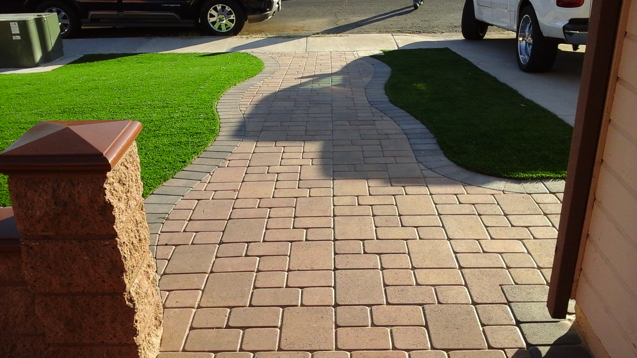 Paver Walkway — San Diego Project vinyl plank flooring installed in San Diego home by Hardscape Flow