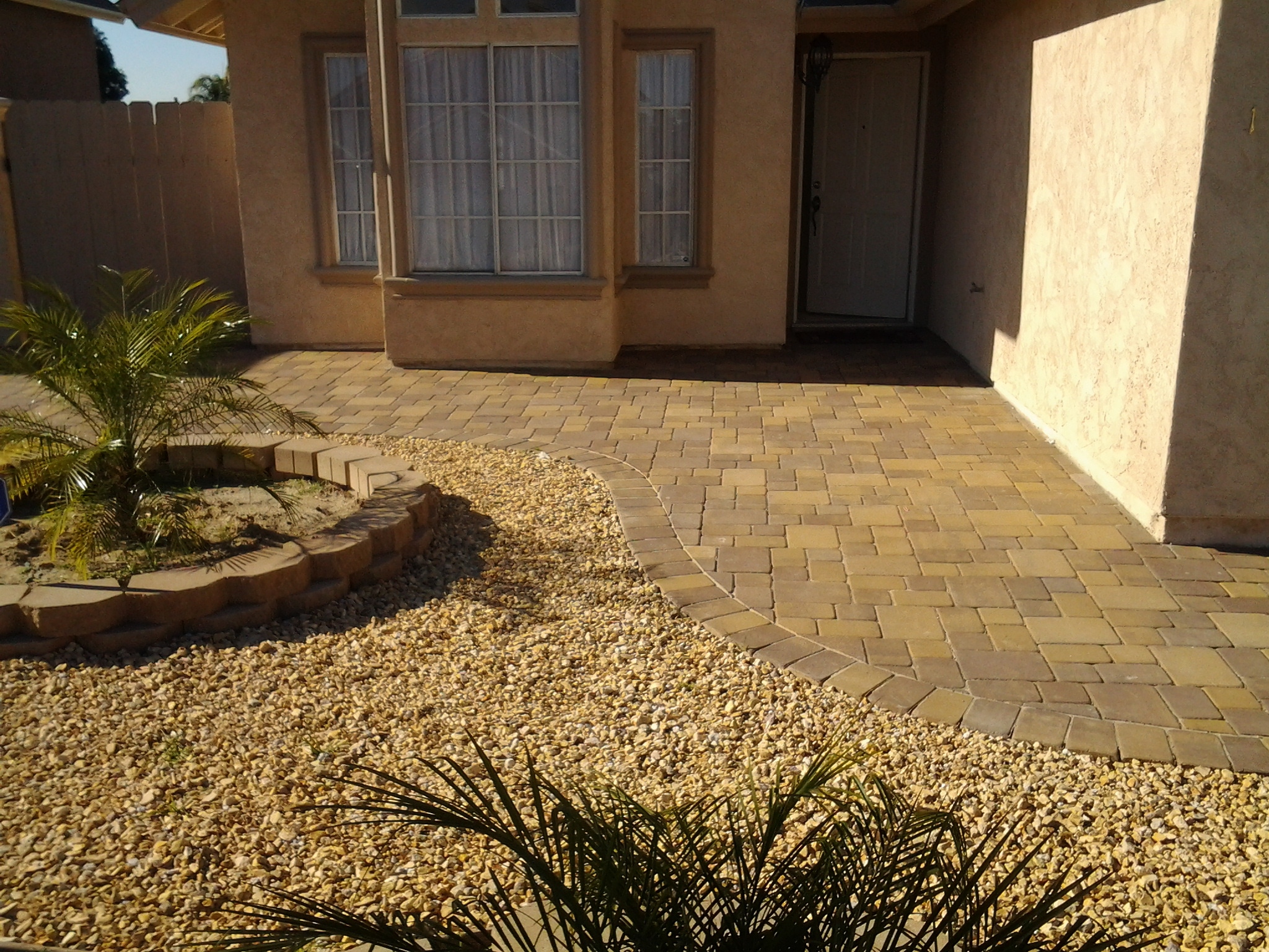 Paver Walkway — San Diego Project vinyl plank flooring installed in San Diego home by Hardscape Flow