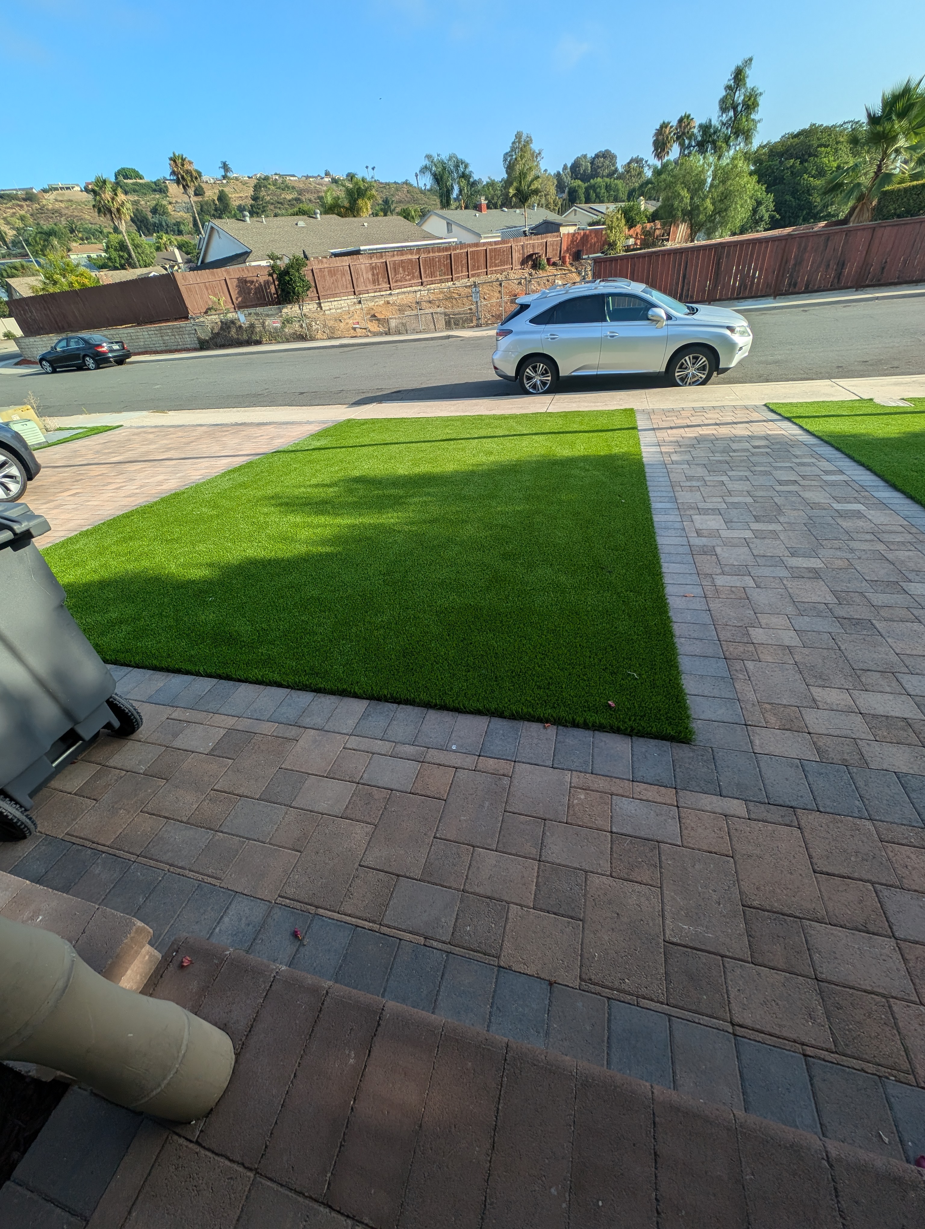 Paver Walkway — San Diego Project vinyl plank flooring installed in San Diego home by Hardscape Flow