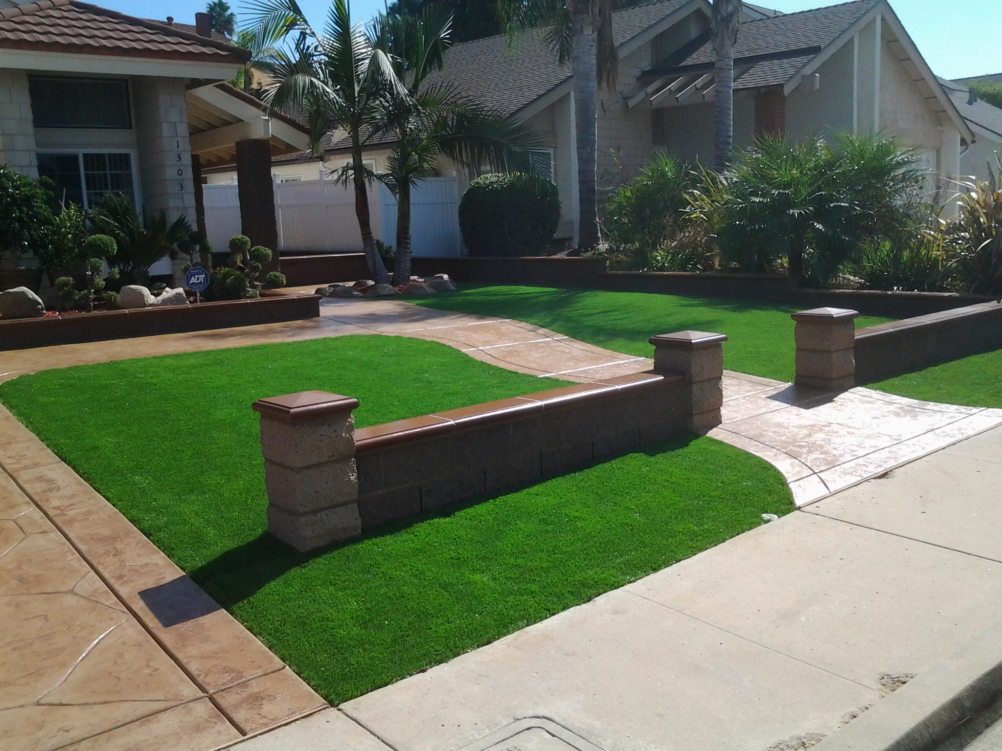 Retaining Wall — San Diego Project vinyl plank flooring installed in San Diego home by Hardscape Flow