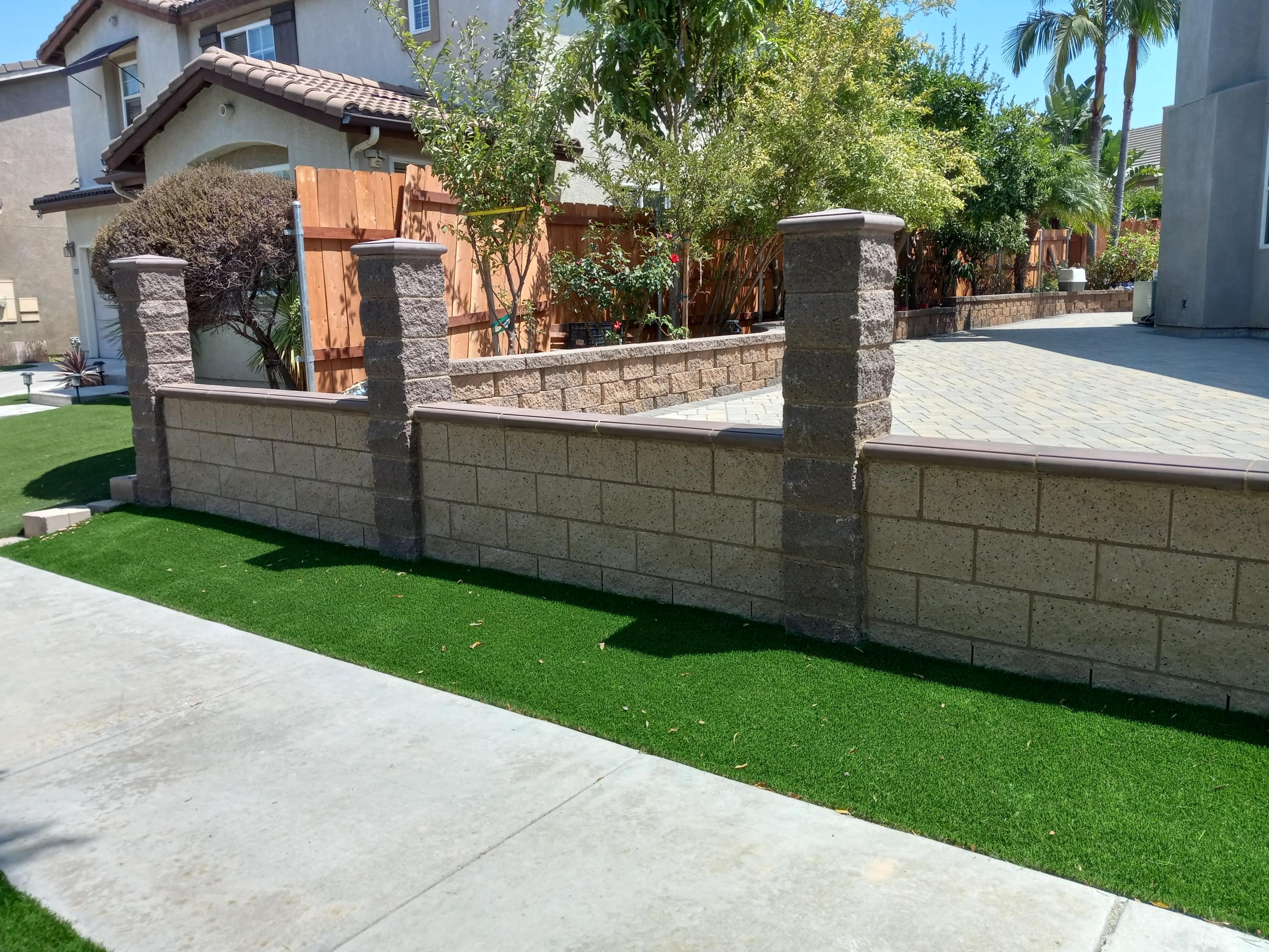 Retaining Wall — San Diego Project vinyl plank flooring installed in San Diego home by Hardscape Flow