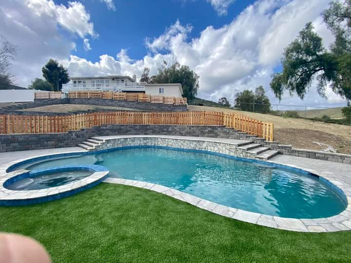Retaining Wall — San Diego Project vinyl plank flooring installed in San Diego home by Hardscape Flow