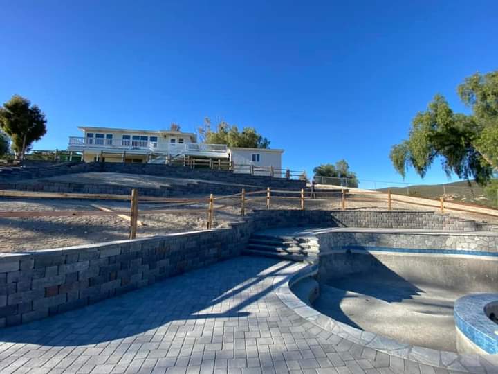 Retaining Wall — San Diego Project vinyl plank flooring installed in San Diego home by Hardscape Flow