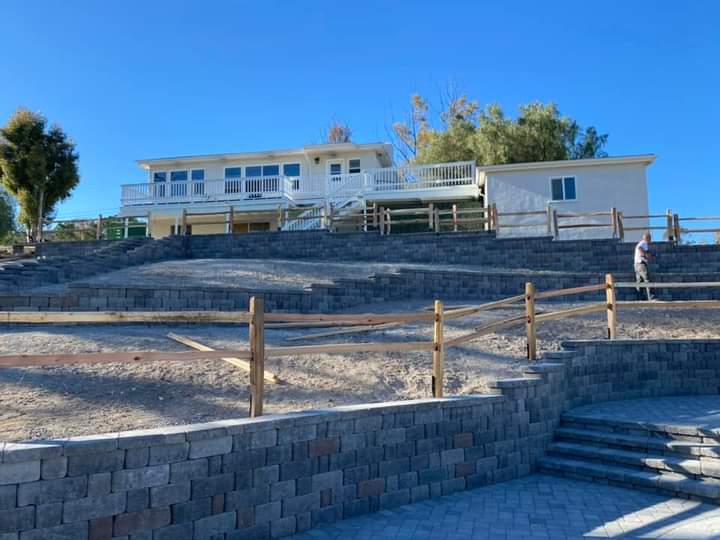 Retaining Wall — San Diego Project vinyl plank flooring installed in San Diego home by Hardscape Flow